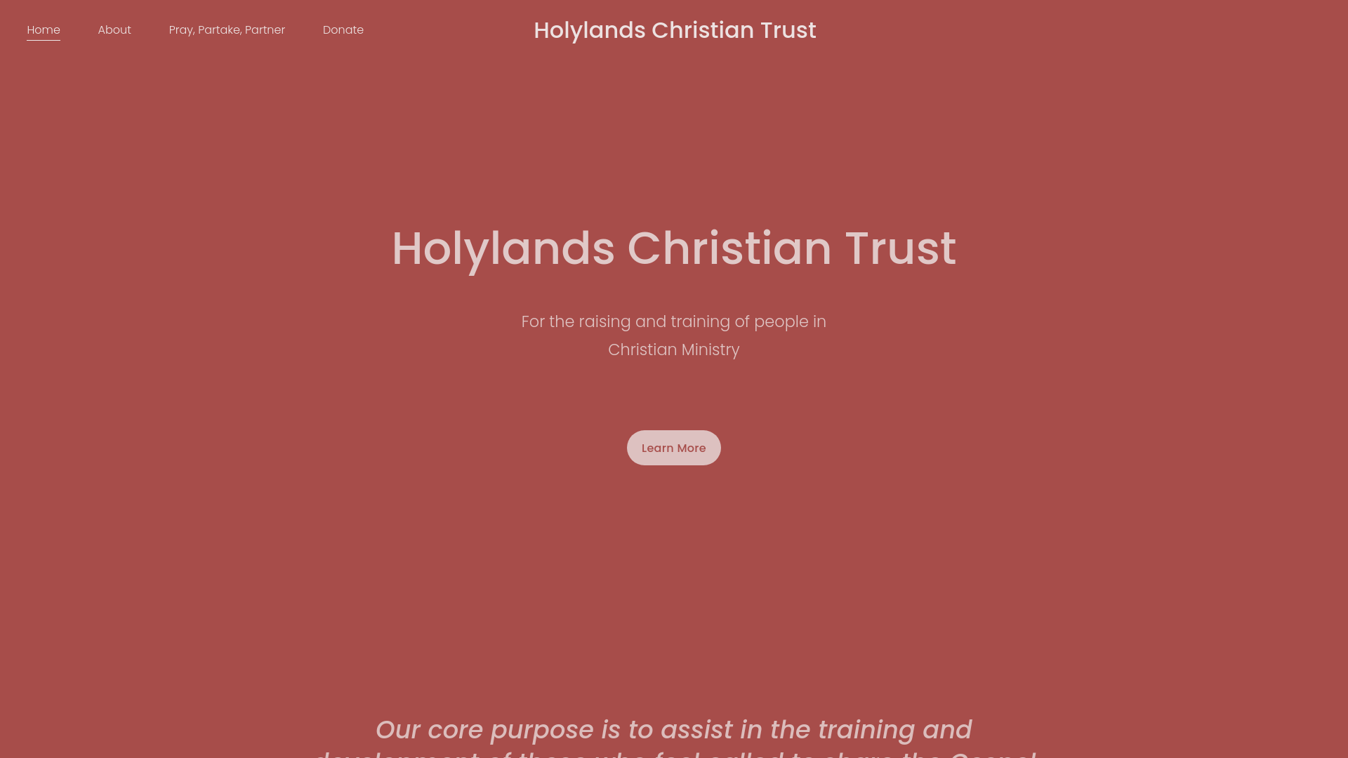 Website screenshot