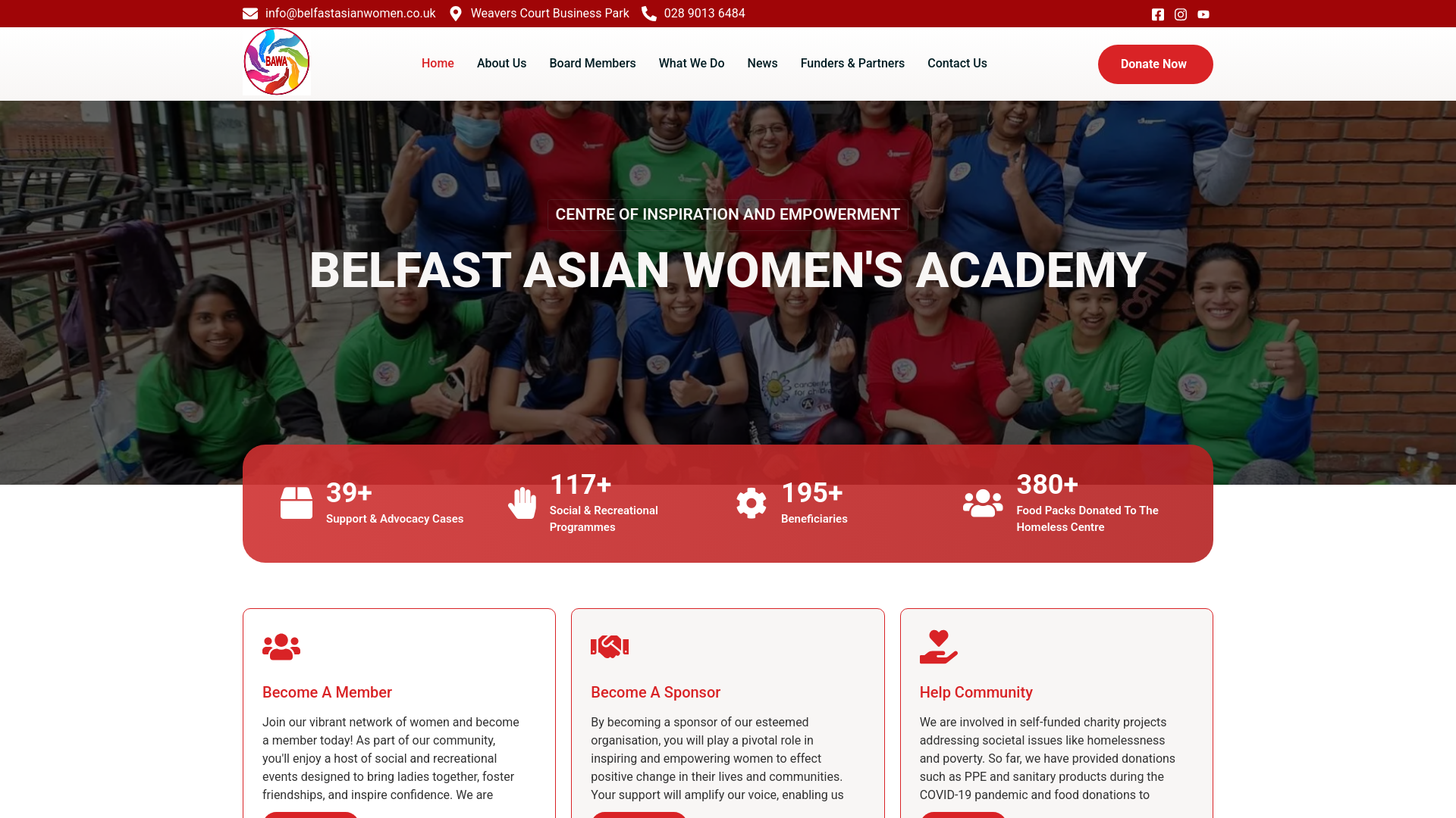 Website screenshot