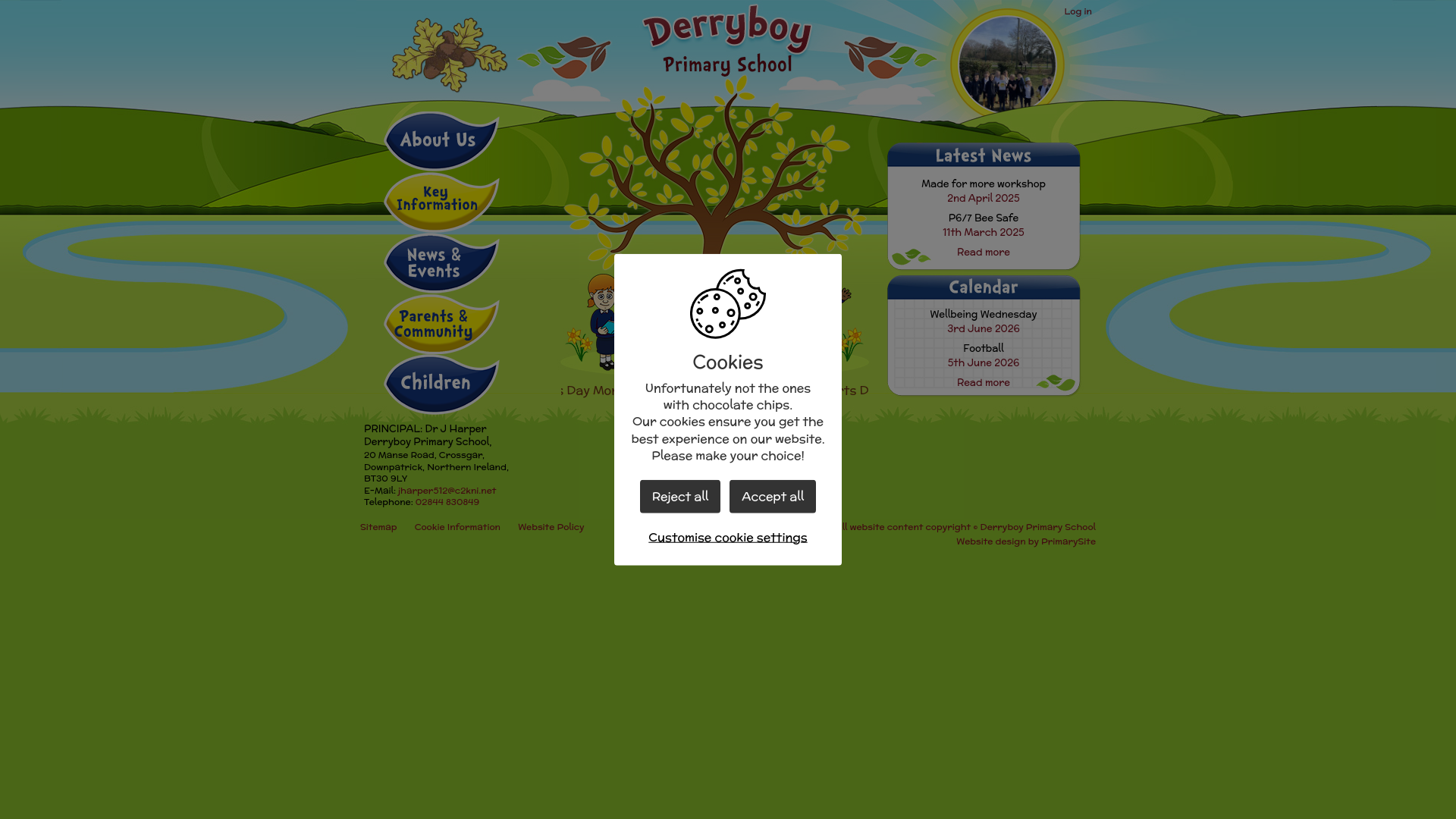 Website screenshot