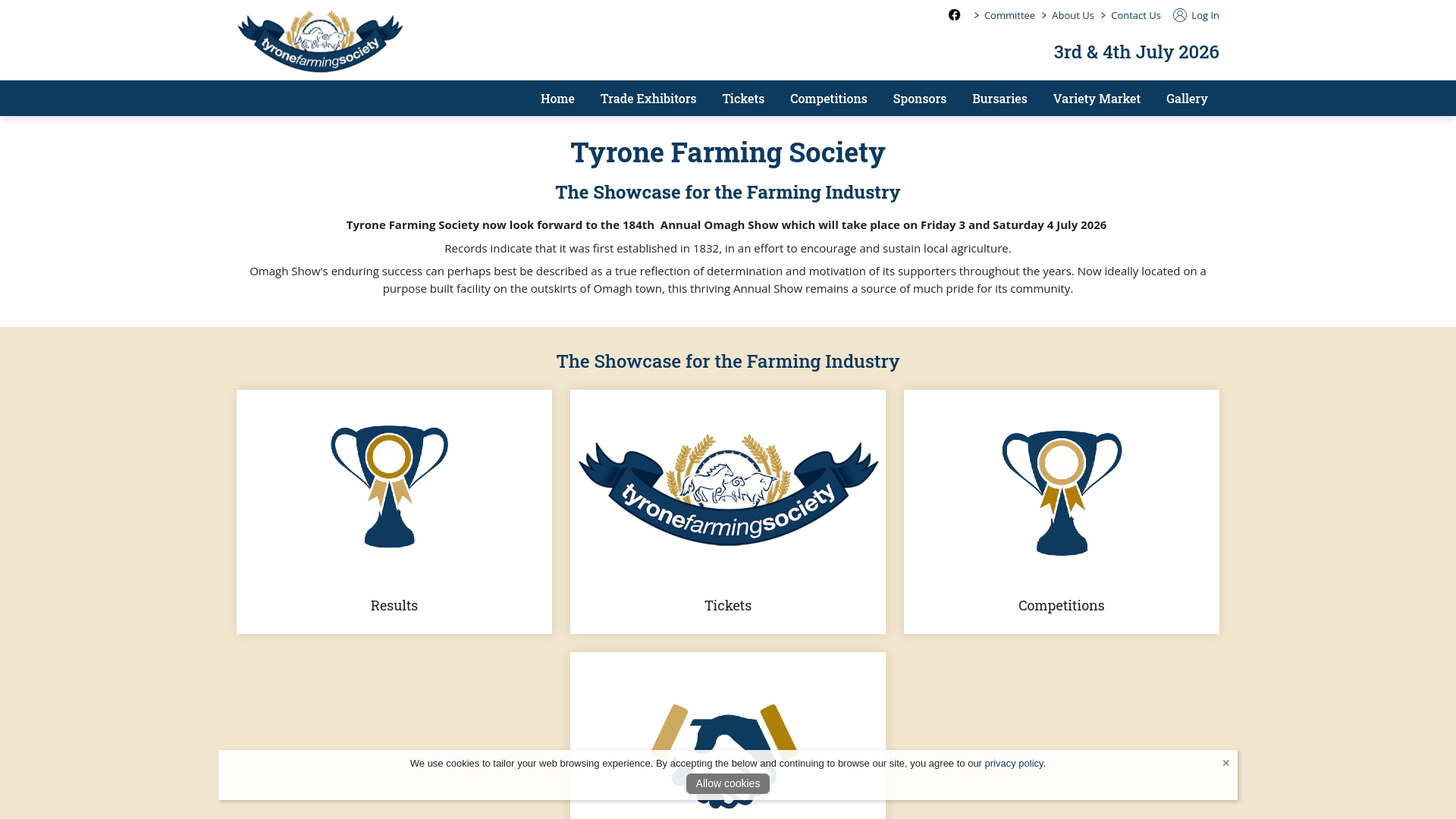 Website screenshot