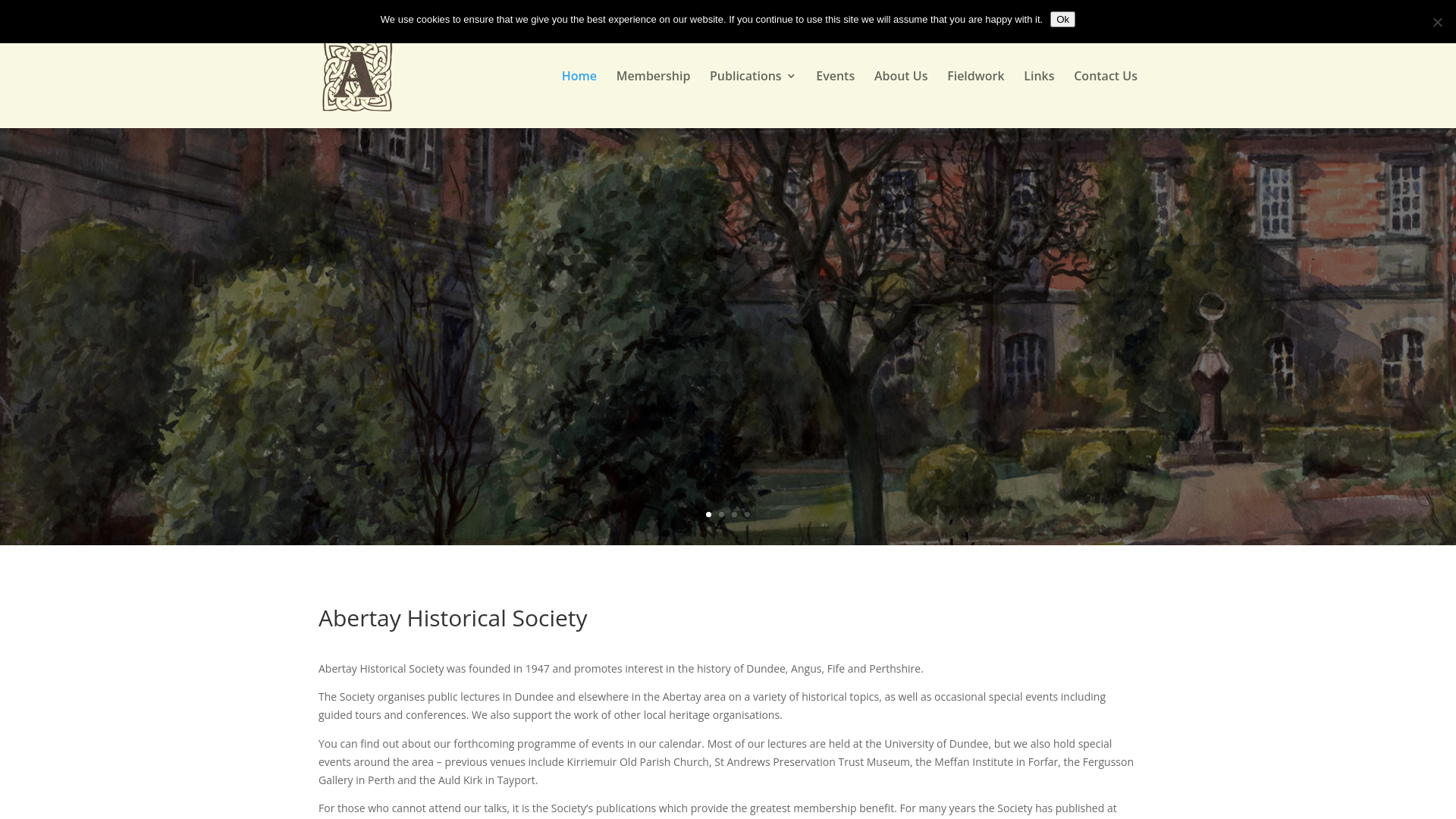 Website screenshot