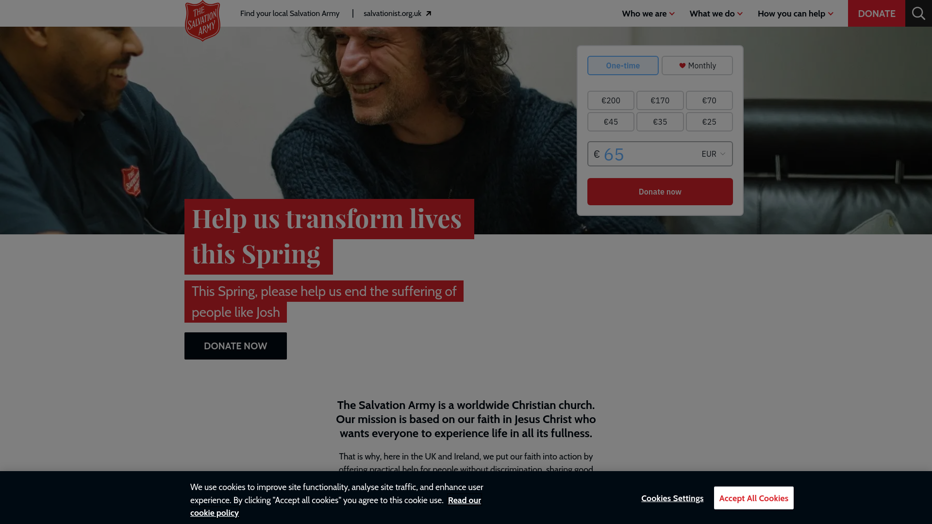 Website screenshot