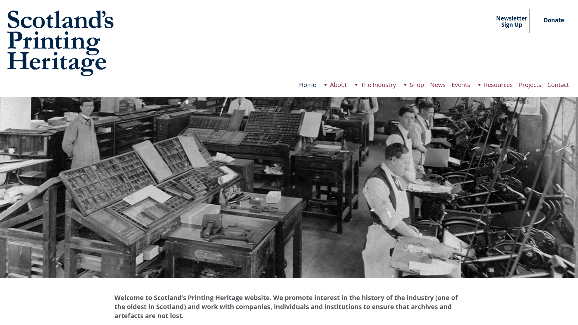 Website screenshot