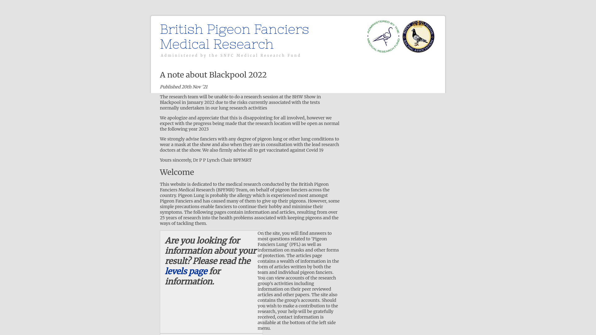 Website screenshot
