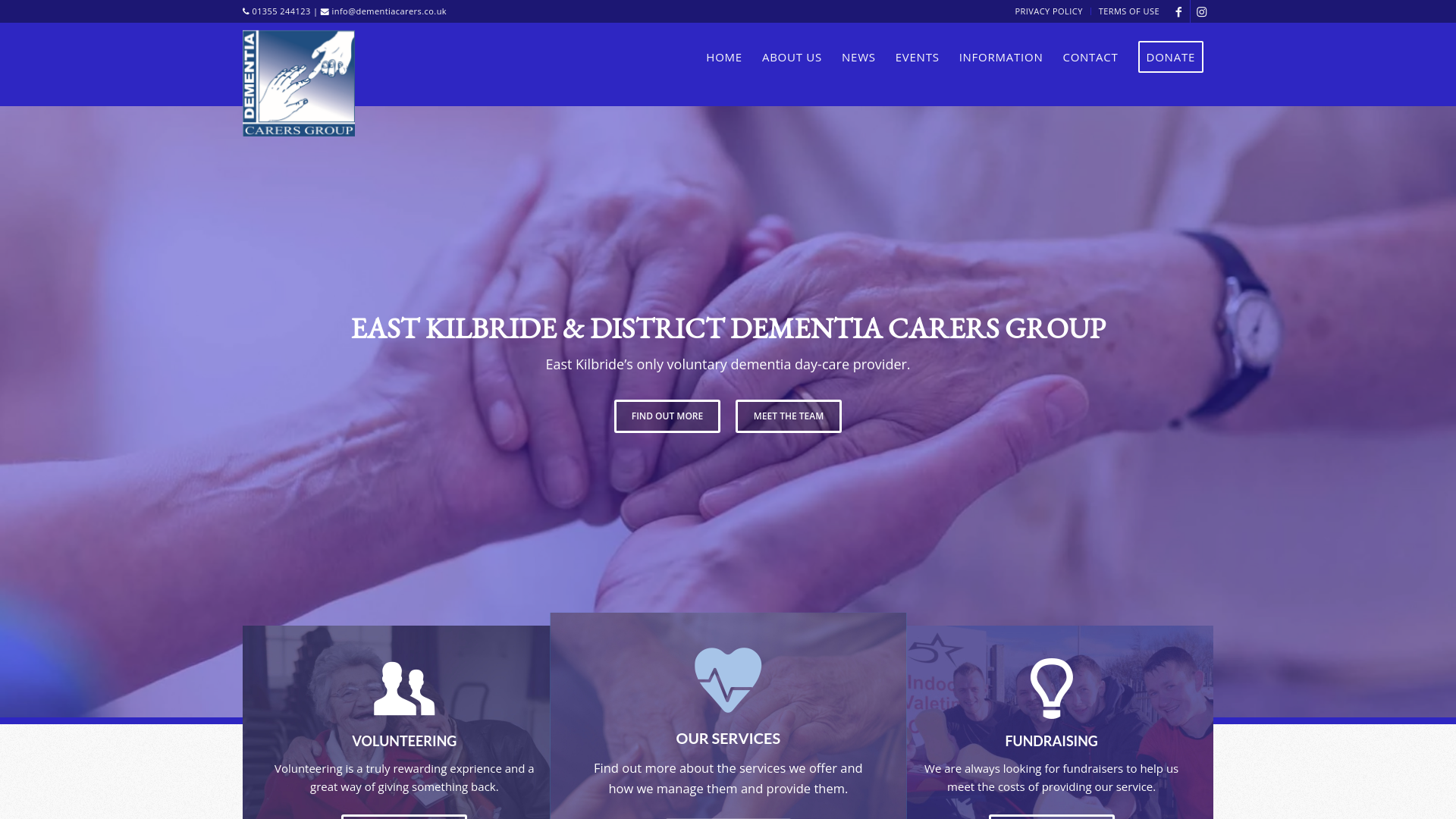Website screenshot