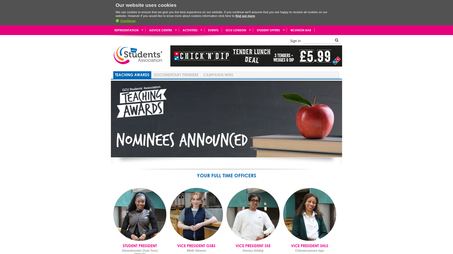Website screenshot