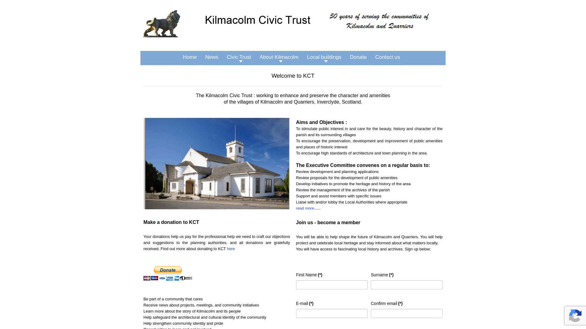 Website screenshot