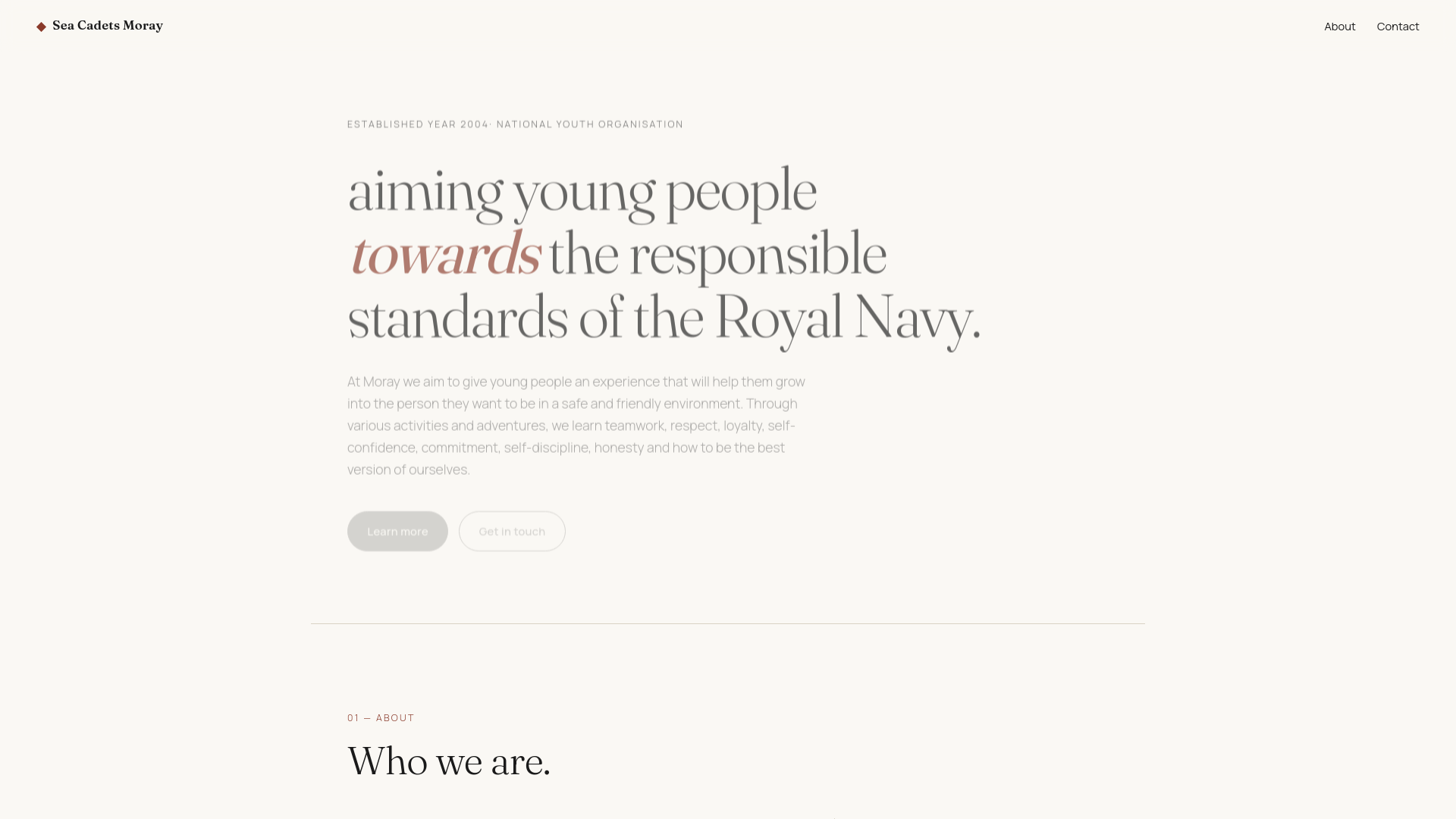 Website screenshot
