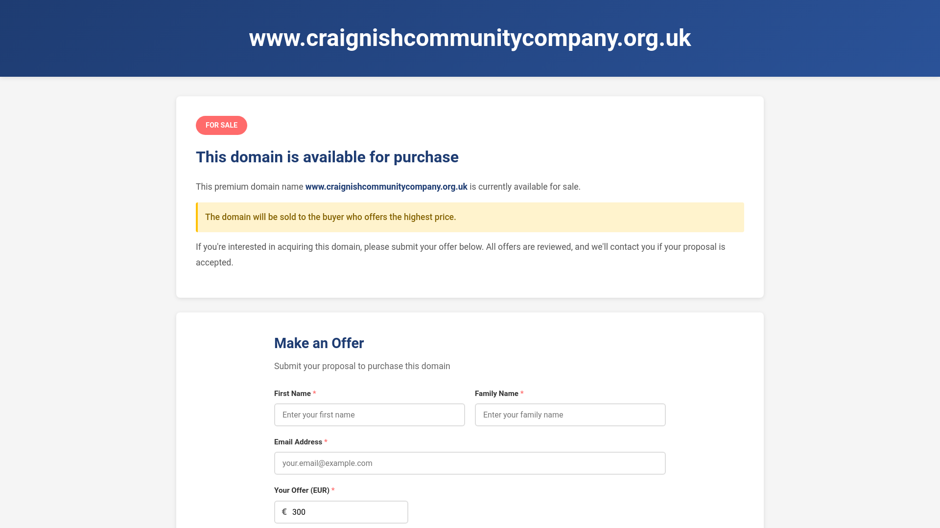 Website screenshot