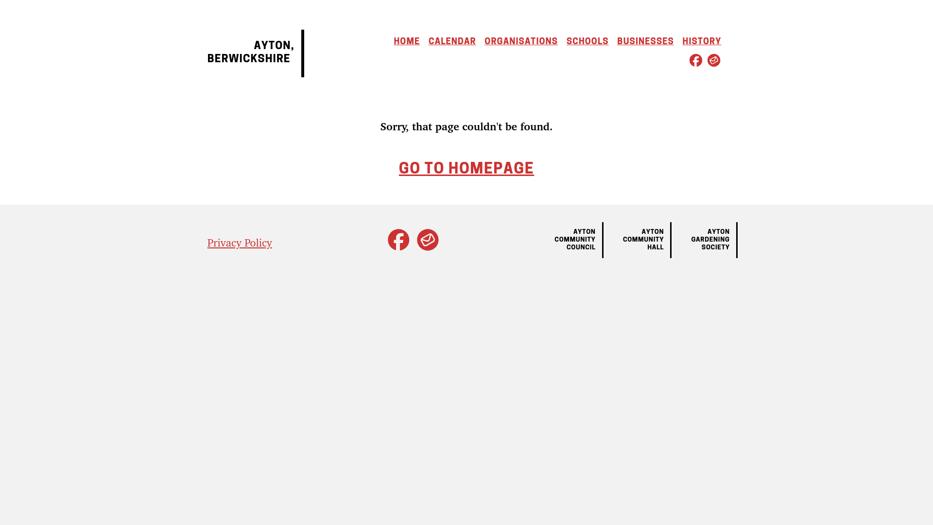 Website screenshot