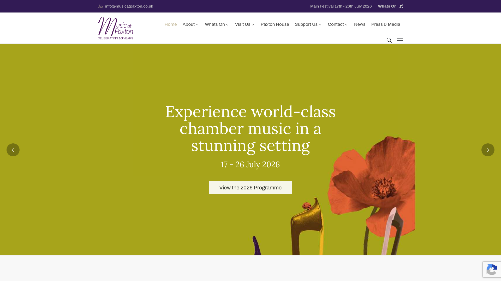 Website screenshot