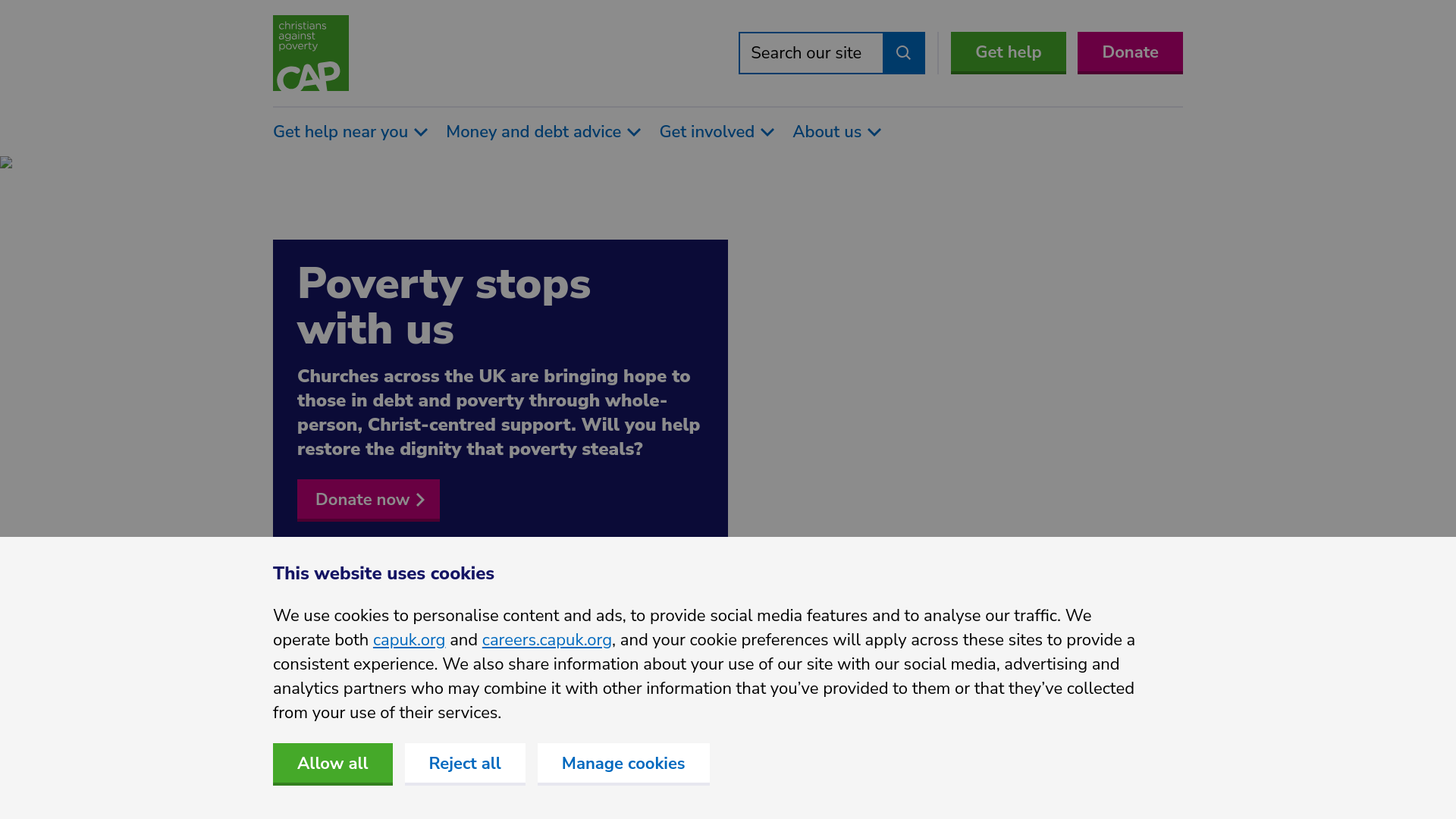 Website screenshot