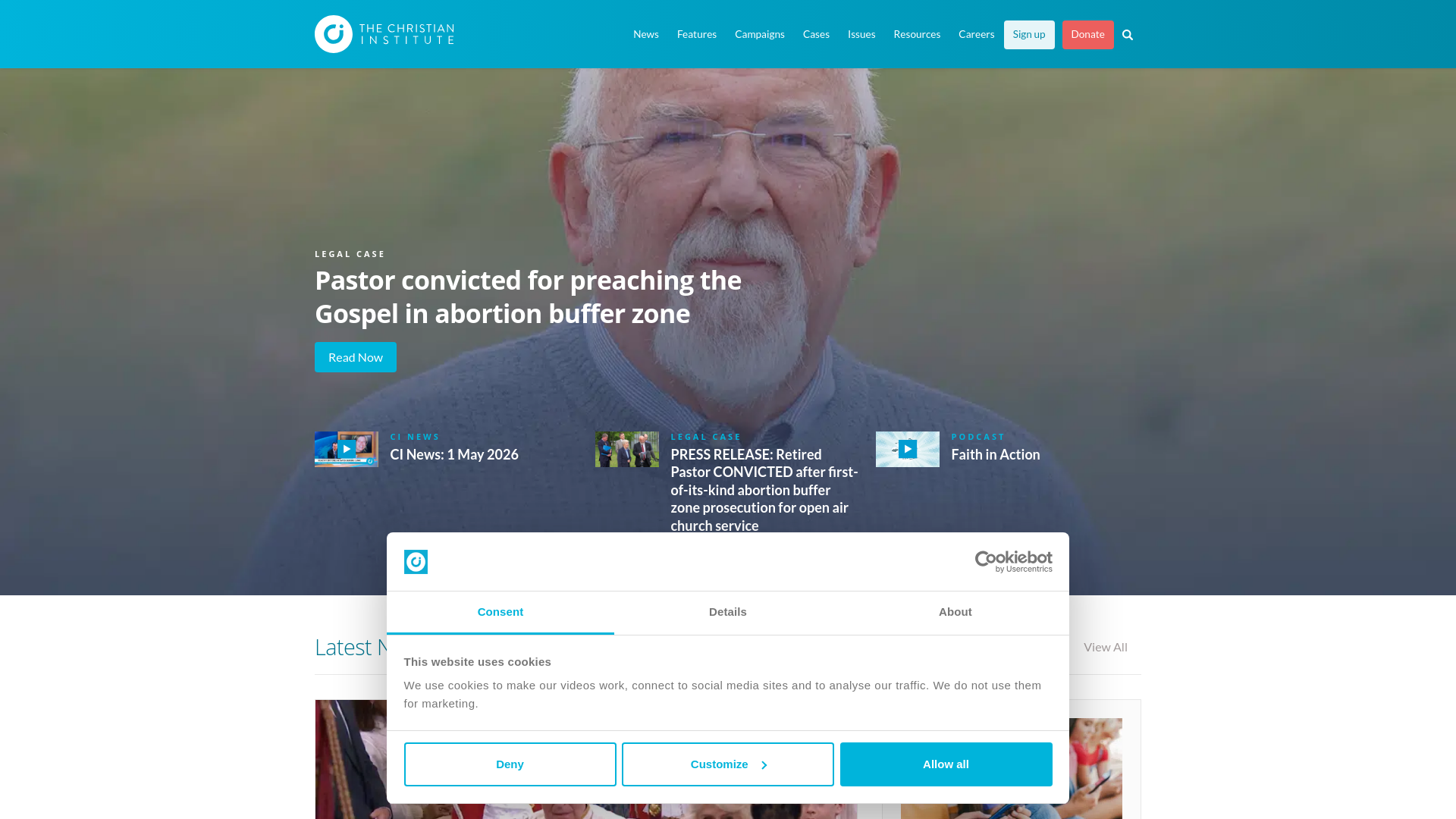 Website screenshot