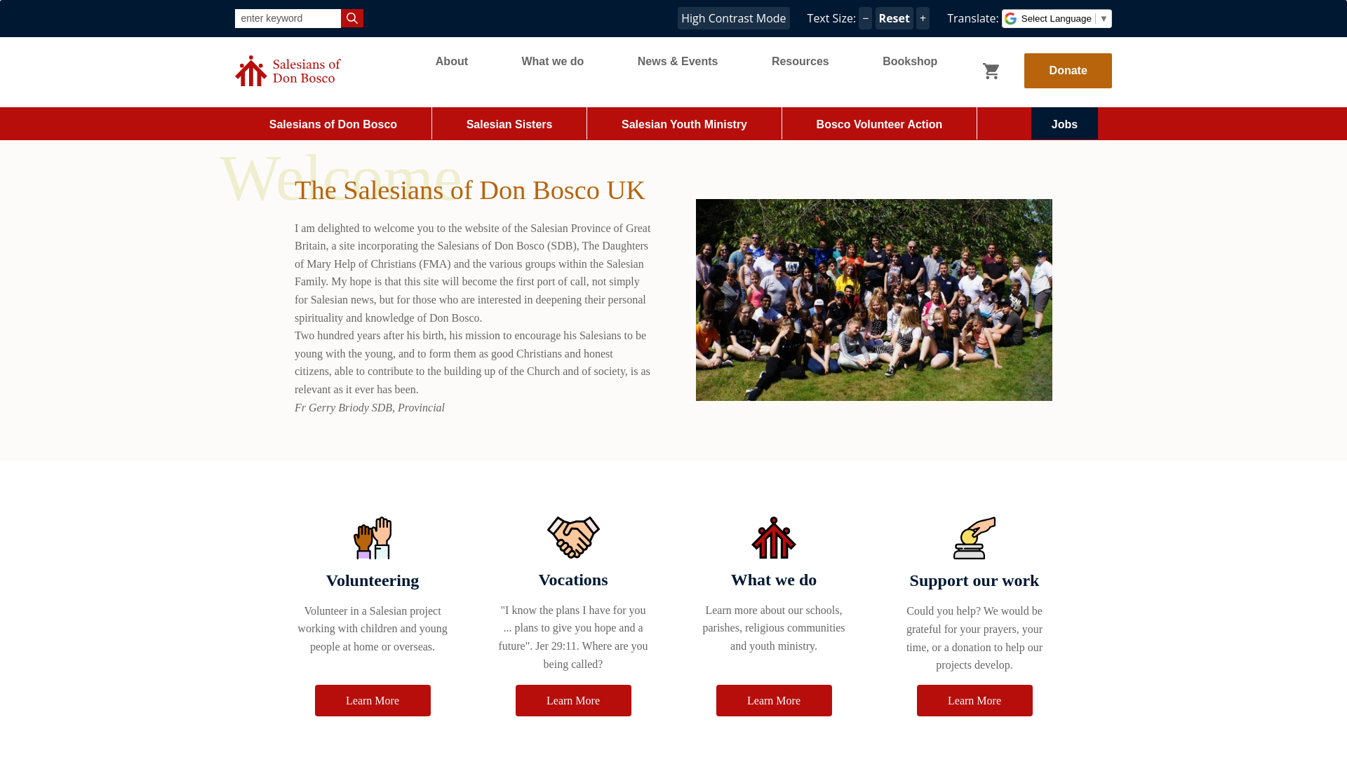 Website screenshot