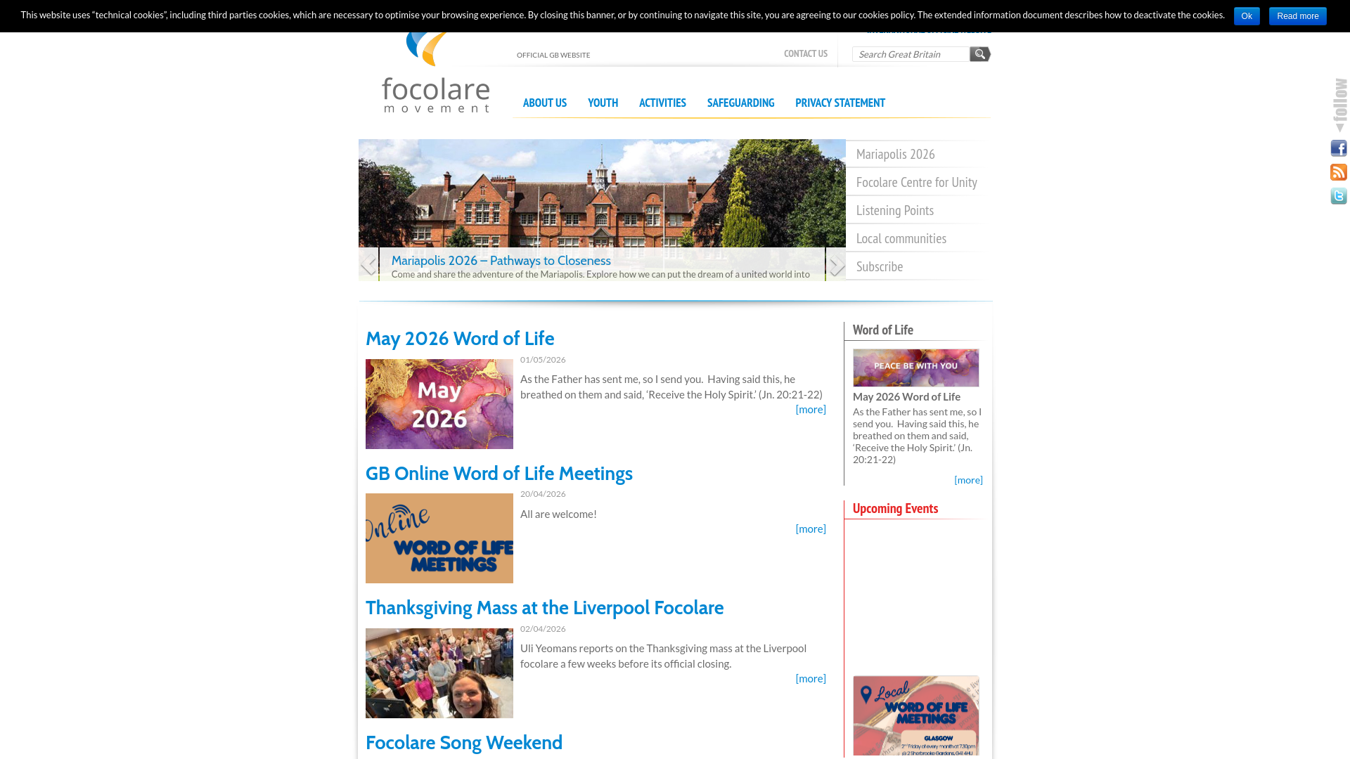 Website screenshot