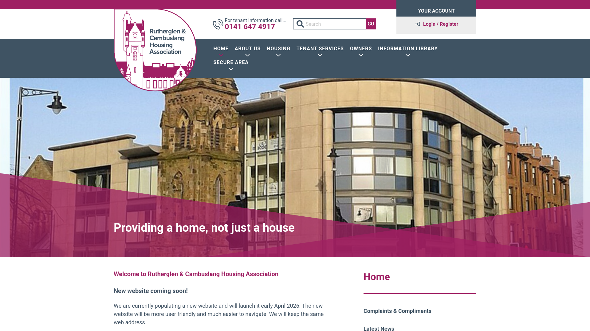 Website screenshot