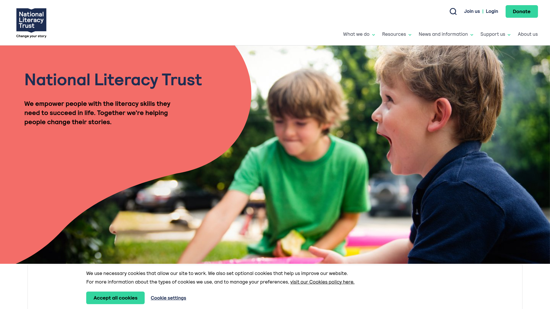Website screenshot