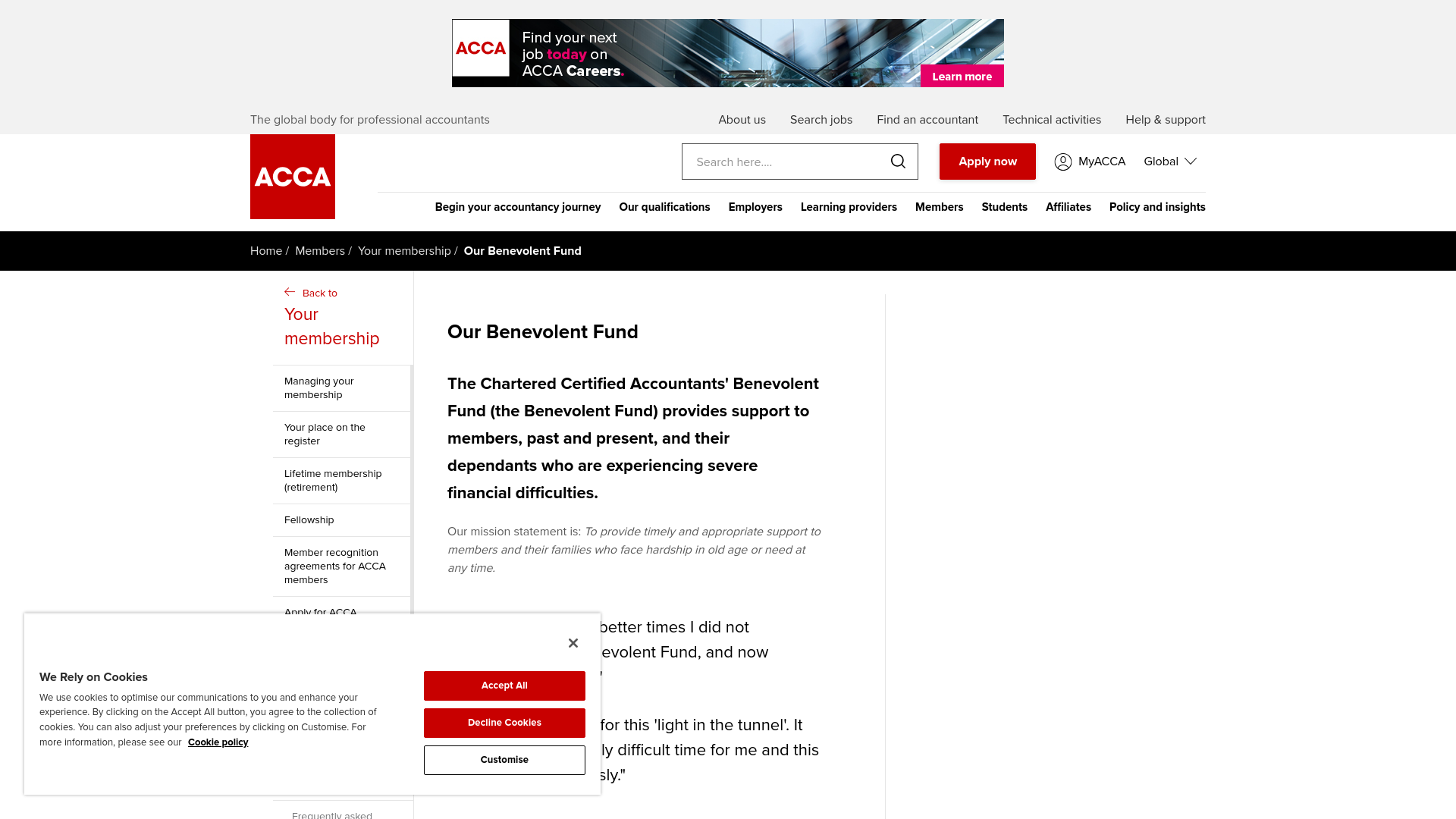 Website screenshot