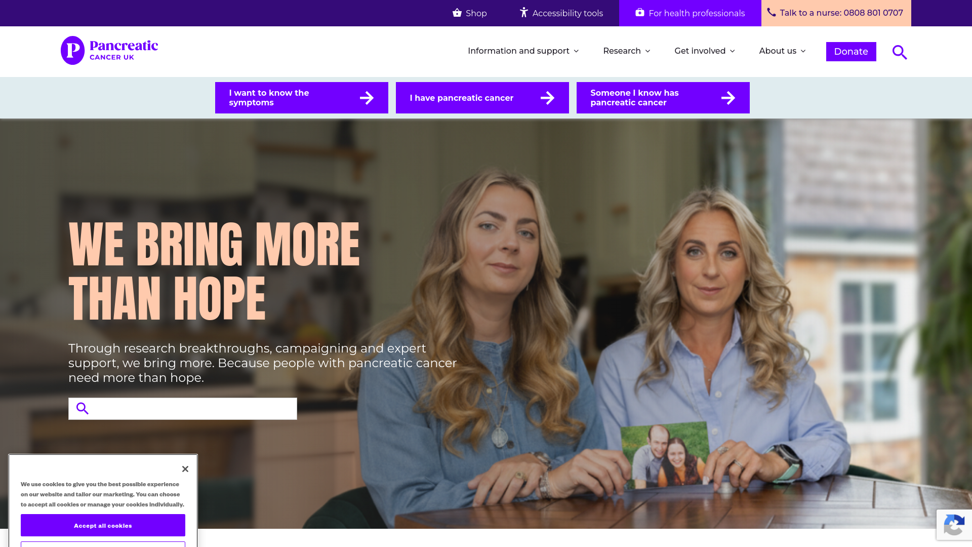 Website screenshot