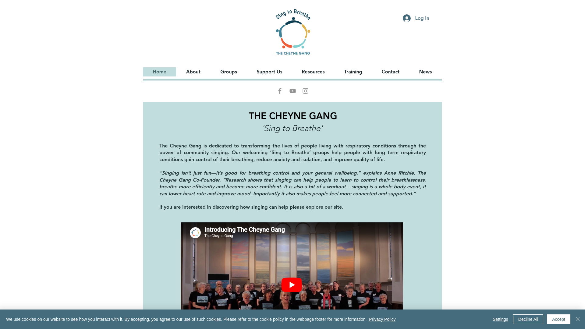 Website screenshot