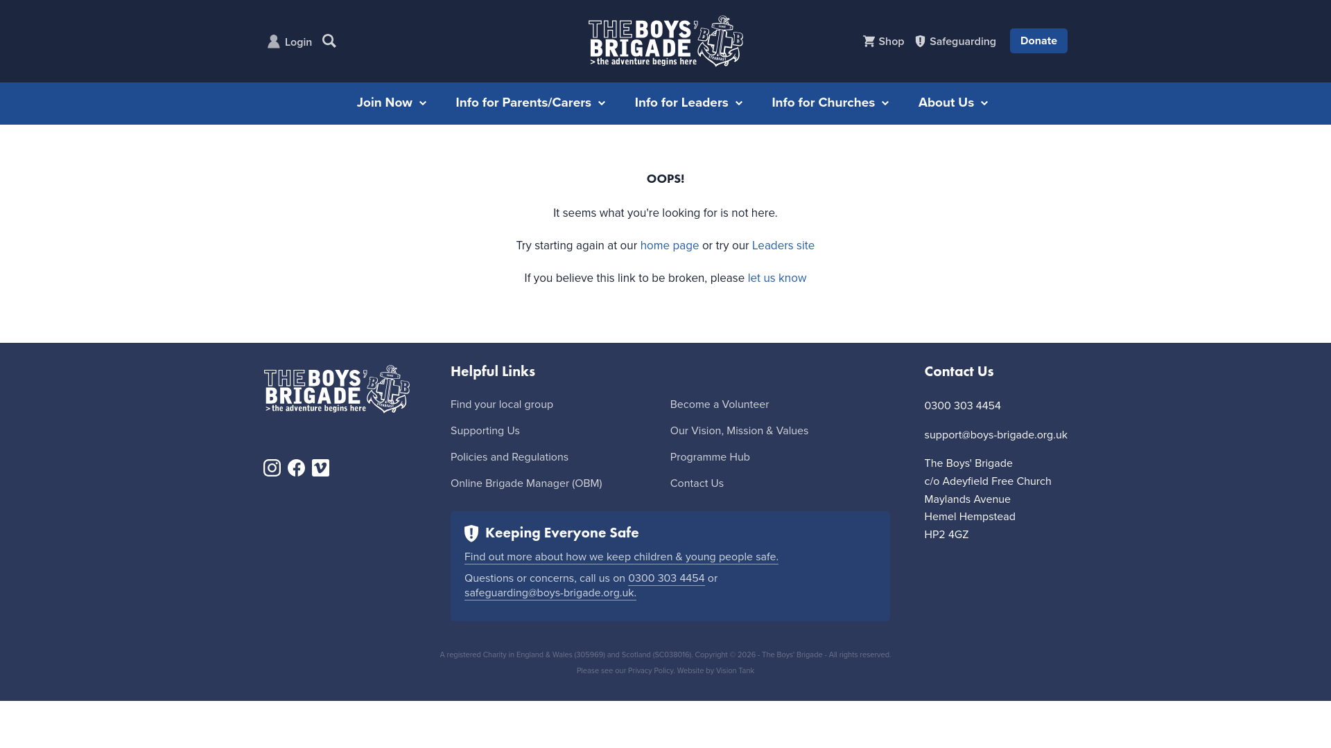 Website screenshot