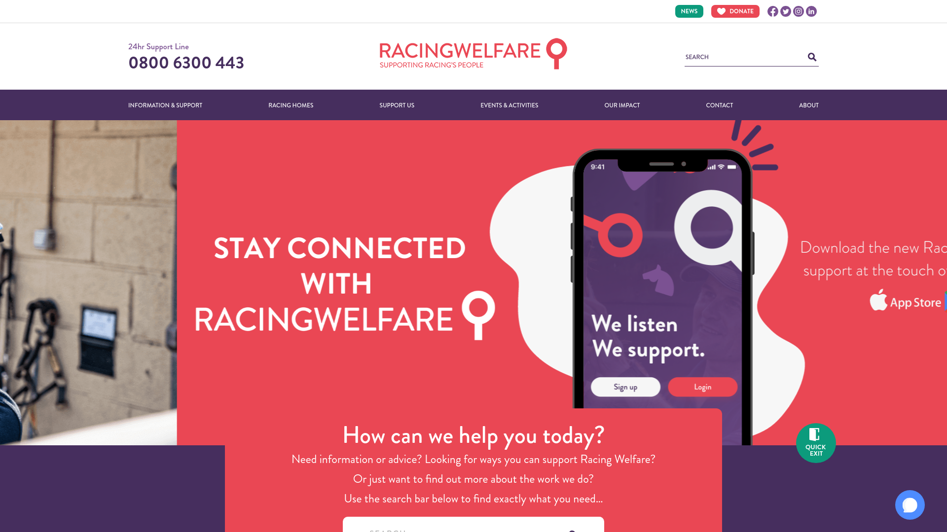 Website screenshot