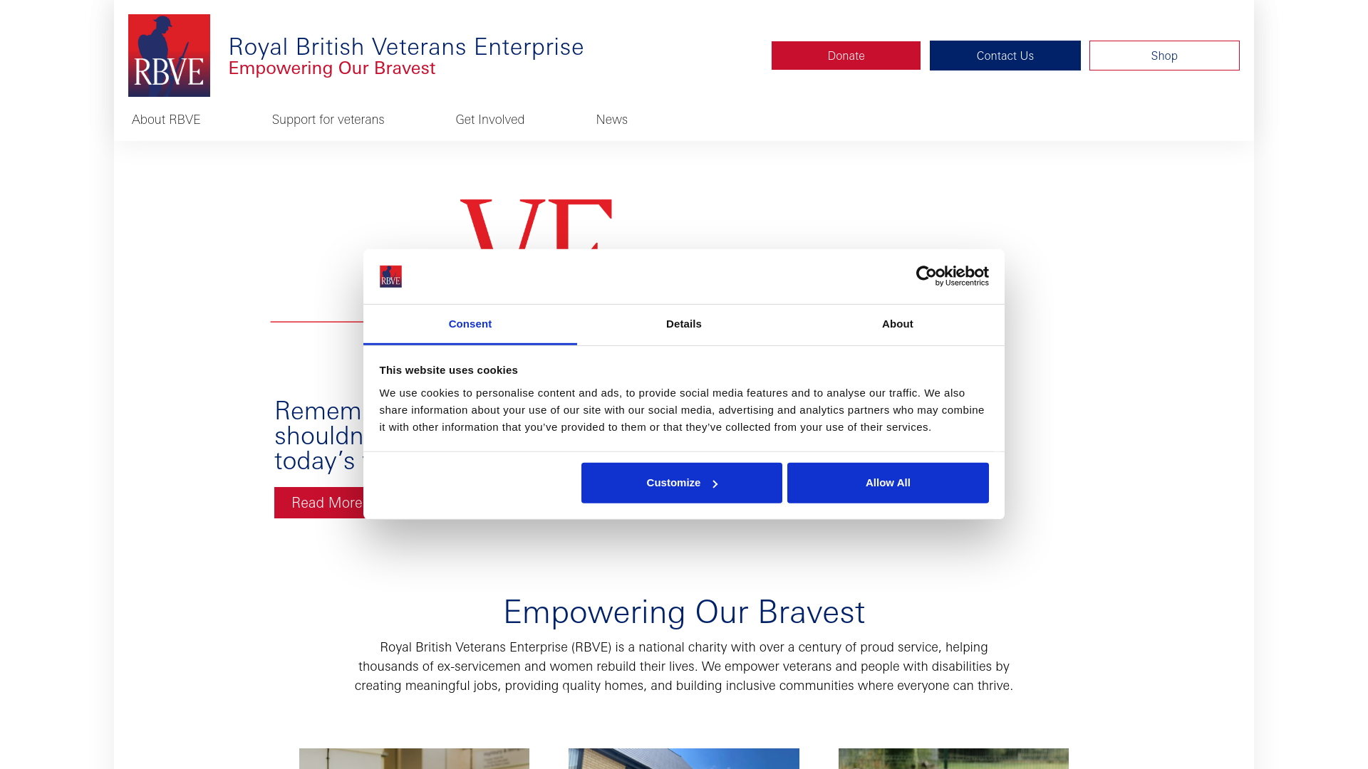 Website screenshot