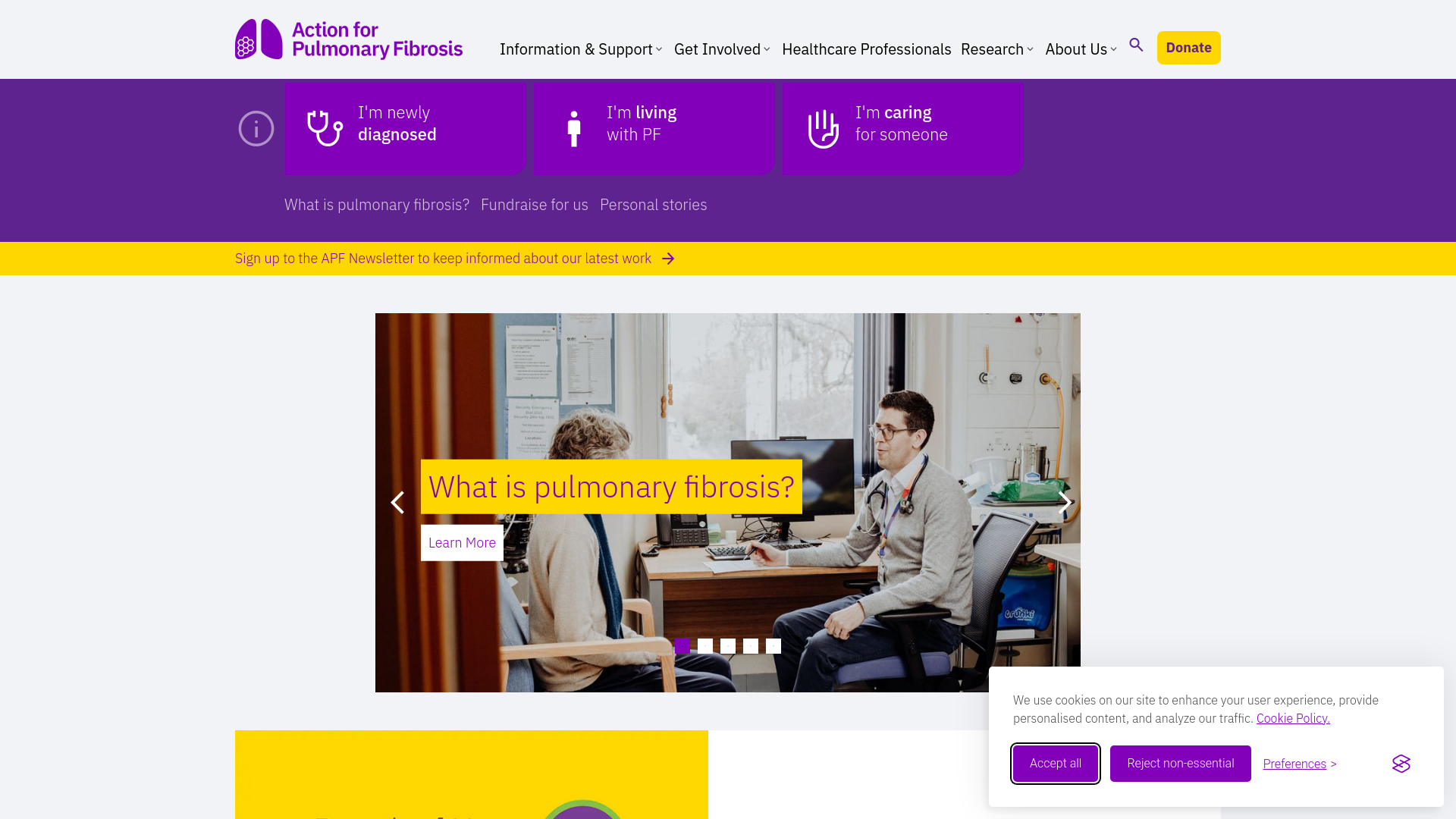 Website screenshot