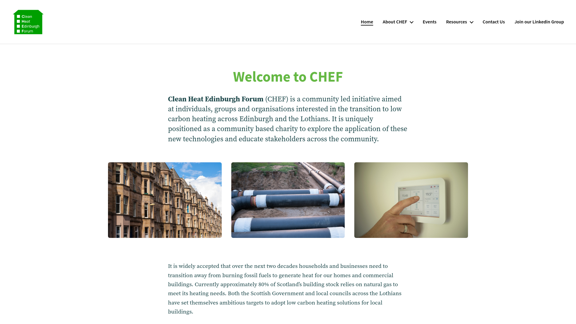 Website screenshot