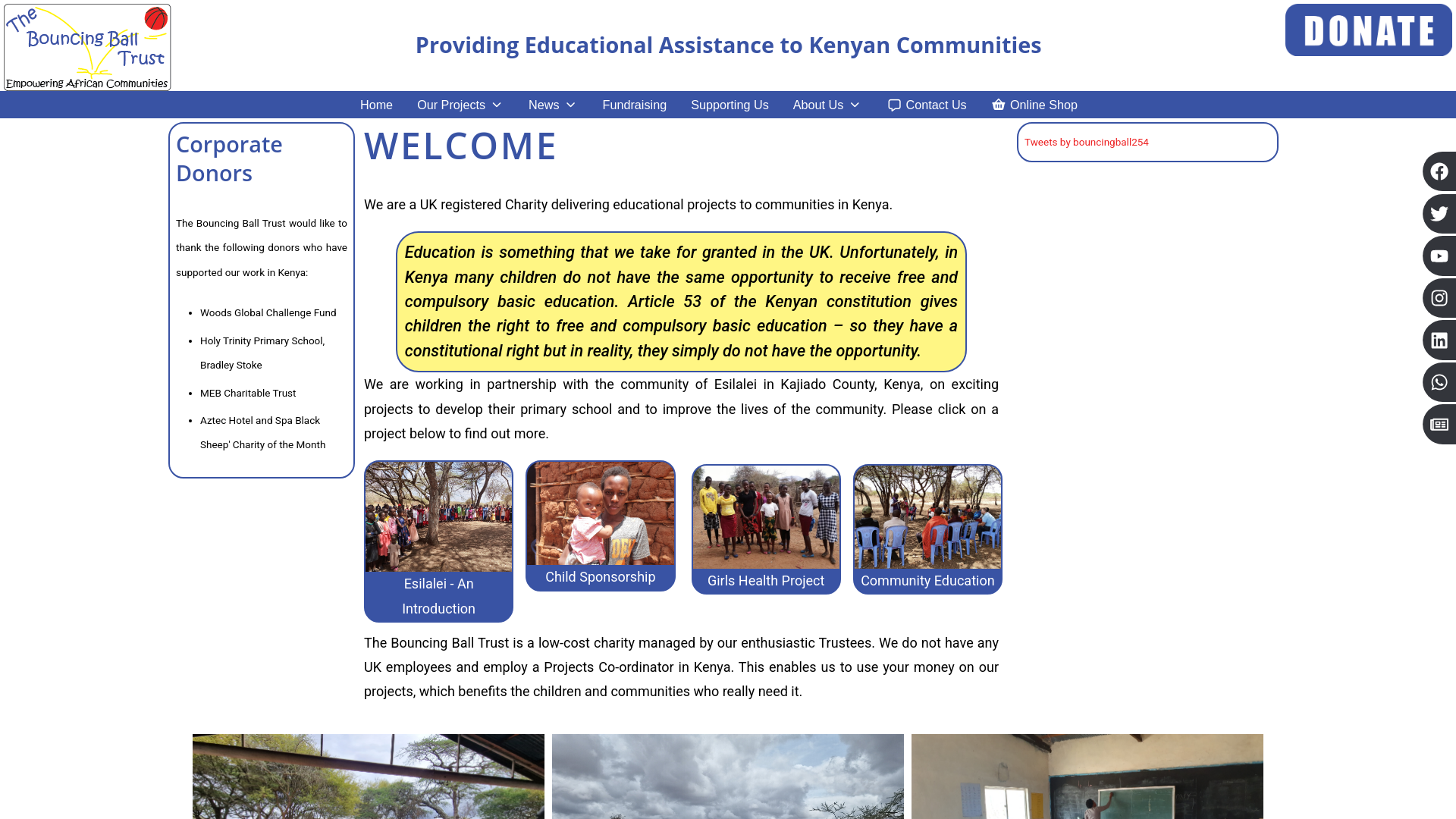 Website screenshot