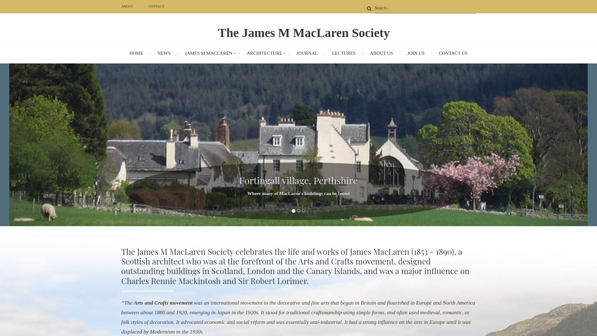 Website screenshot
