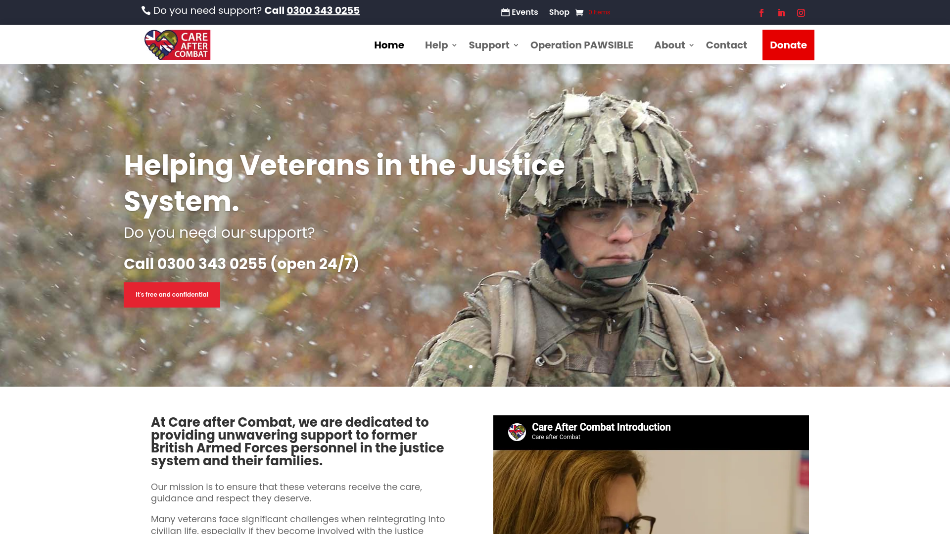 Website screenshot