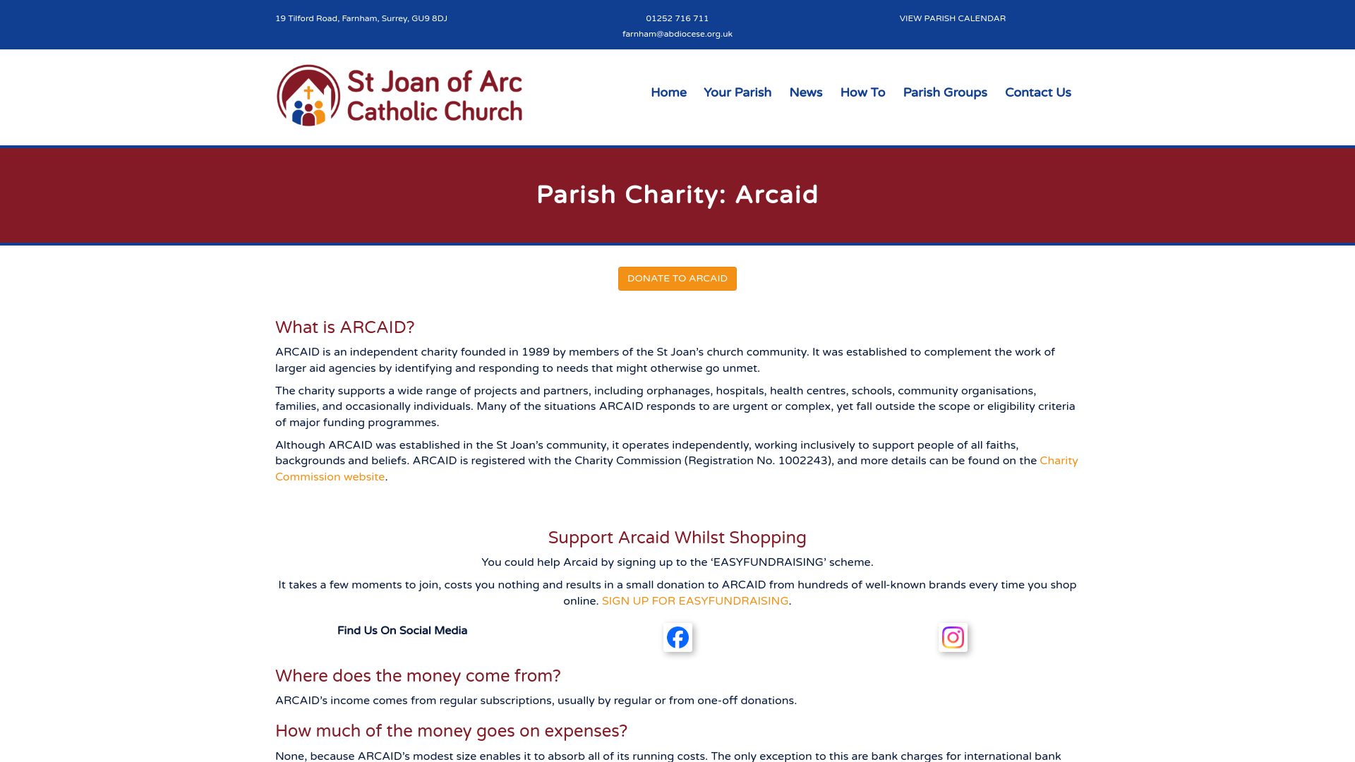 Website screenshot