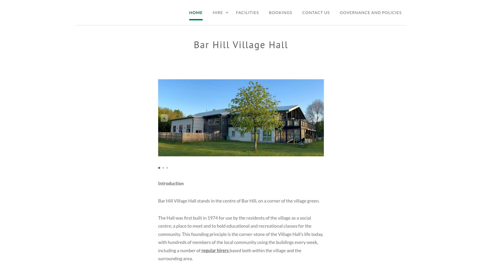 Website screenshot