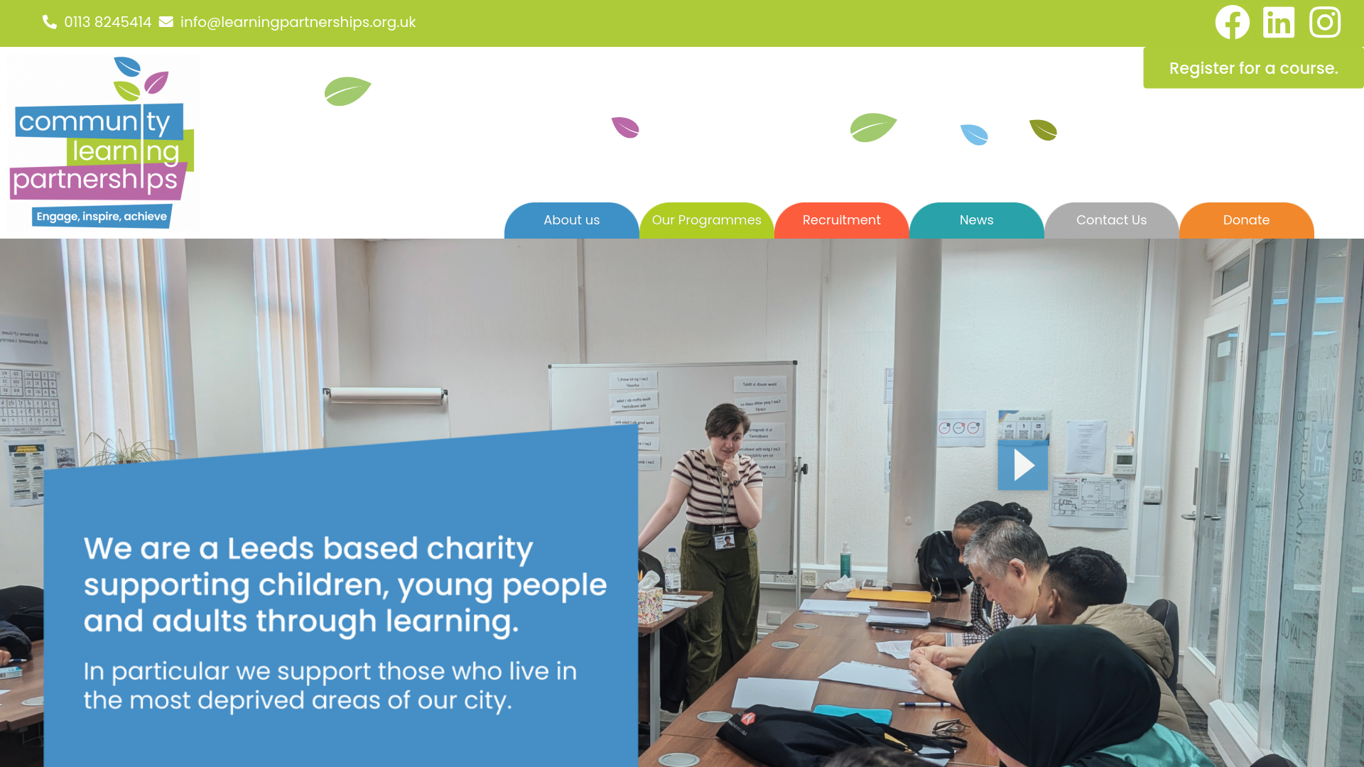 Website screenshot