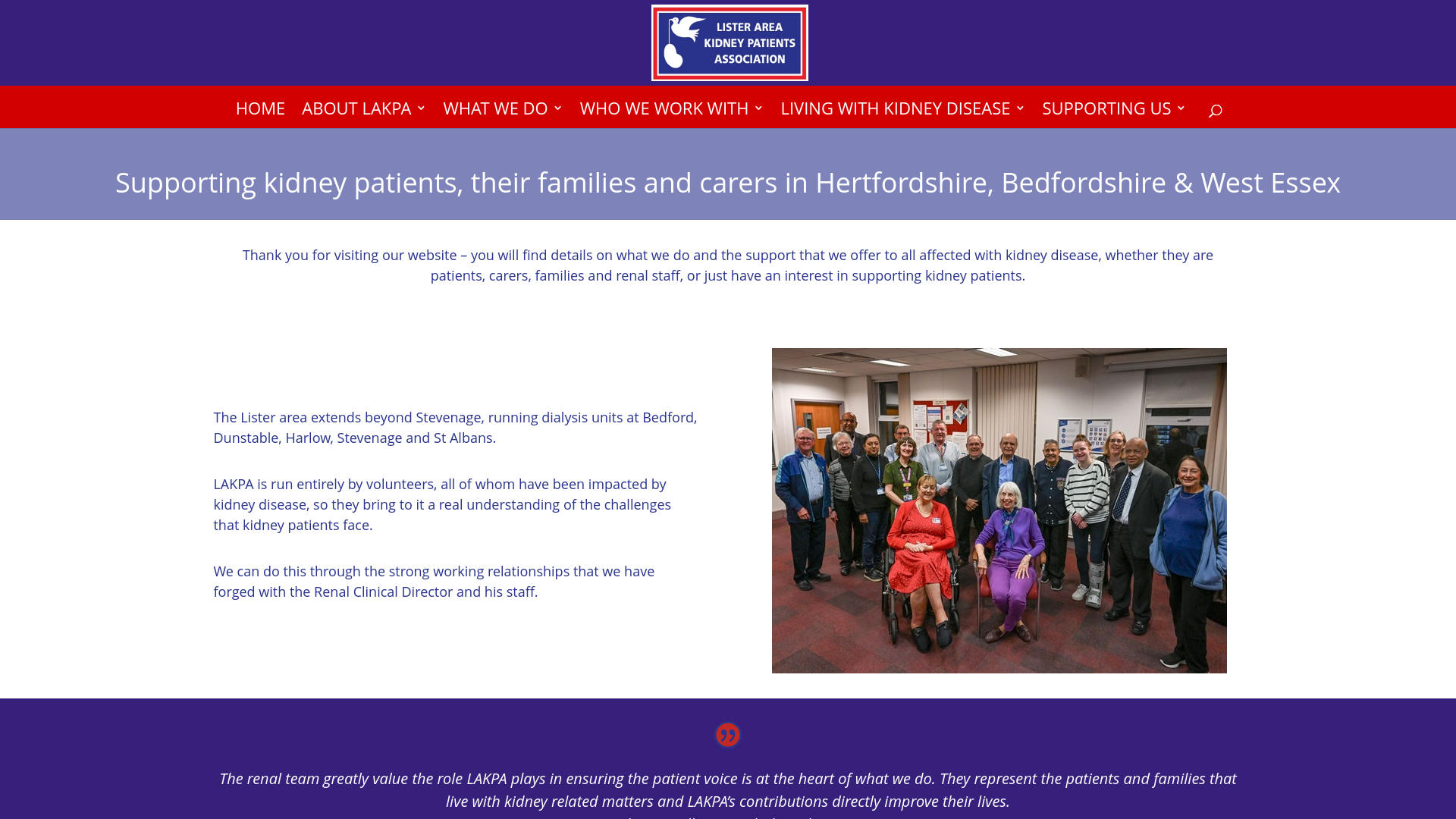 Website screenshot