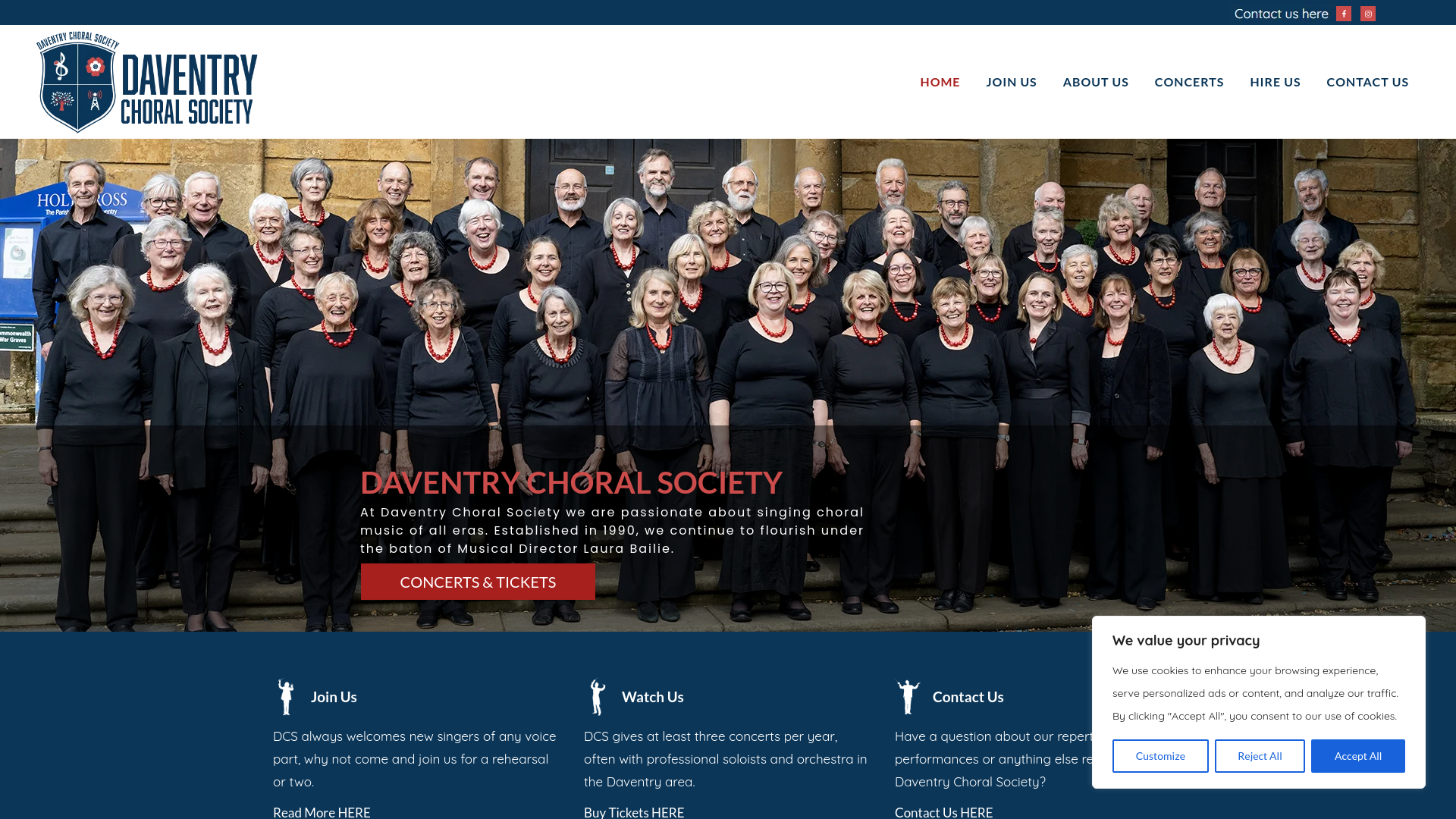 Website screenshot