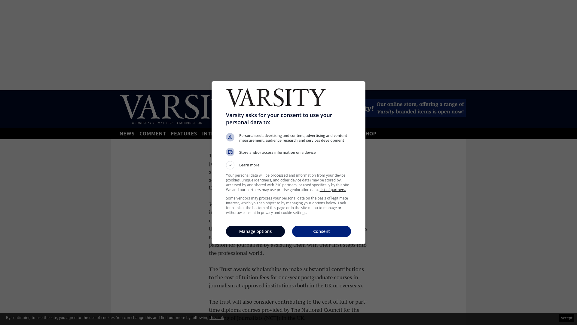 Website screenshot