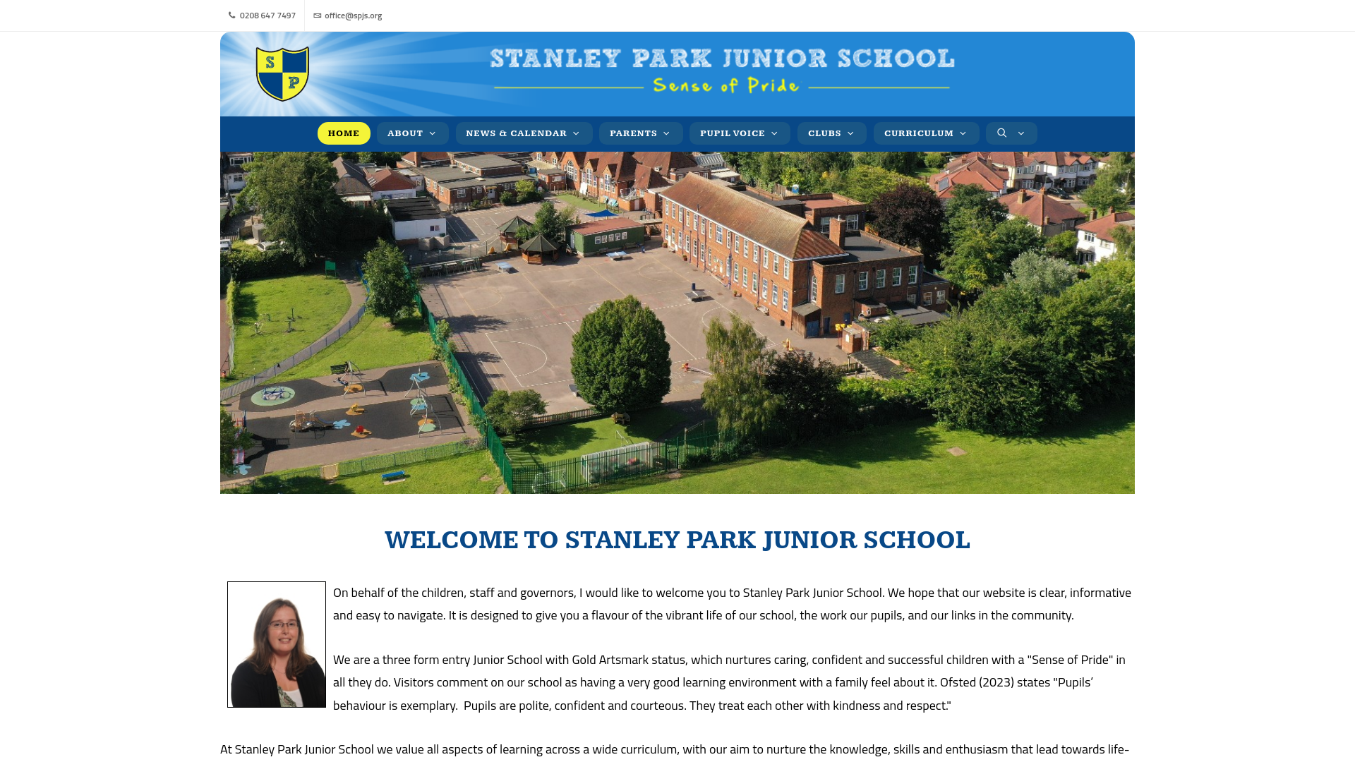 Website screenshot