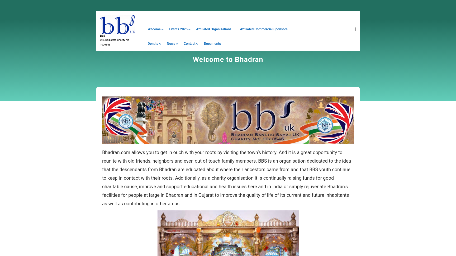 Website screenshot