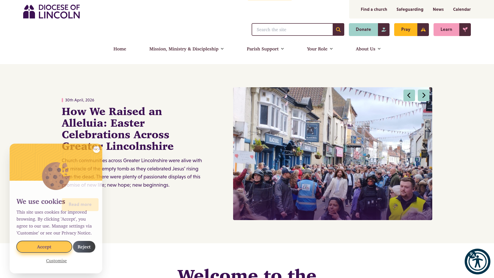 Website screenshot