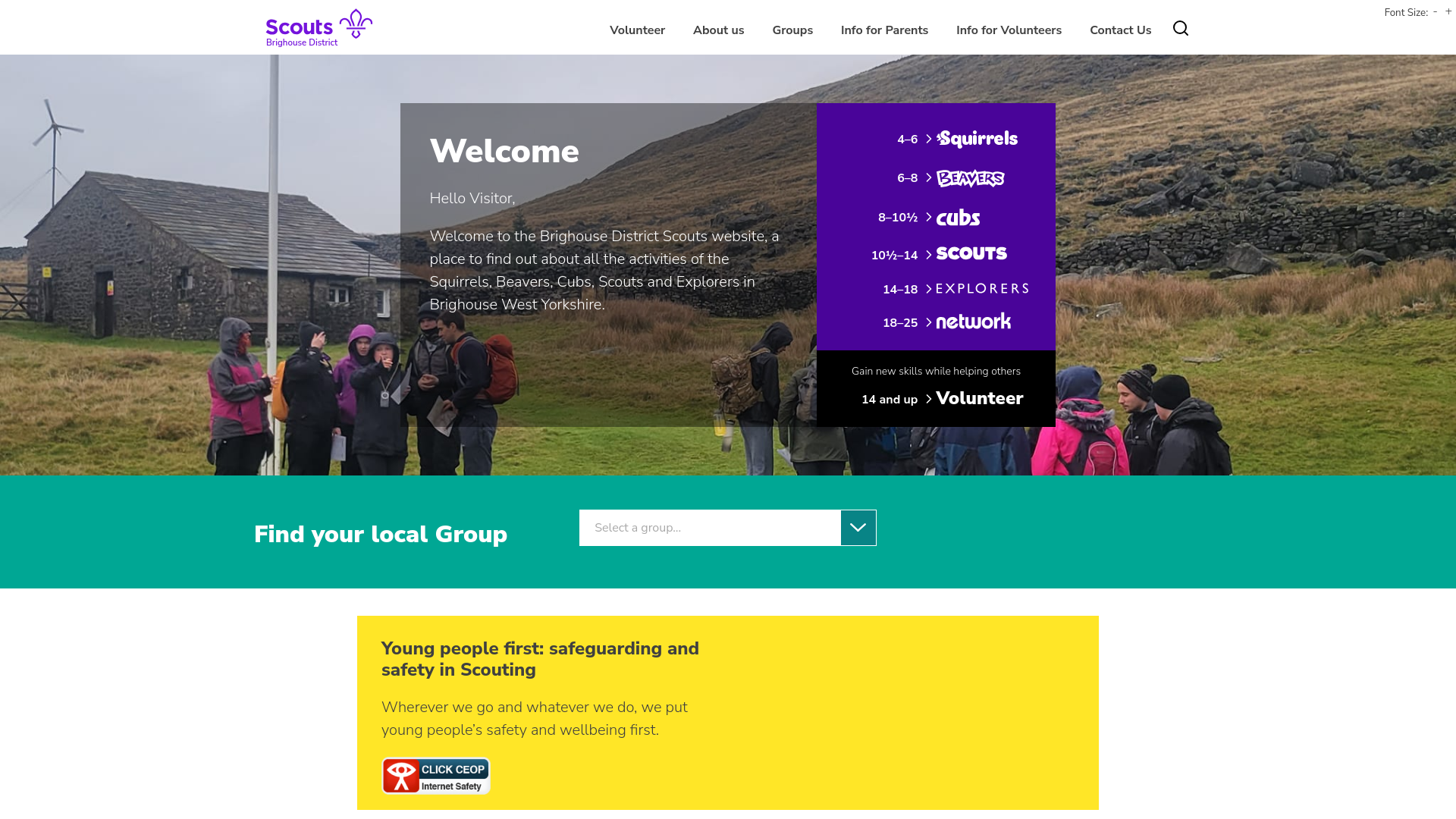 Website screenshot