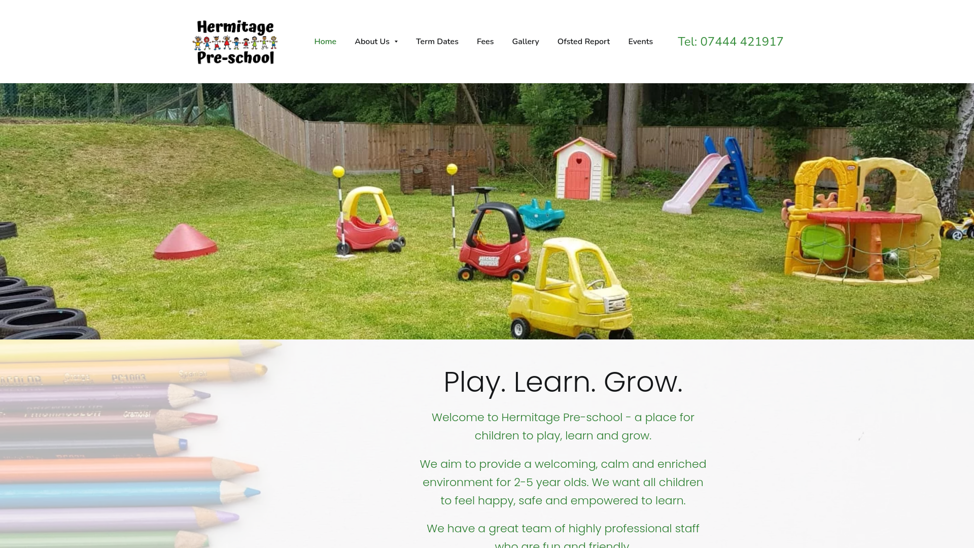 Website screenshot