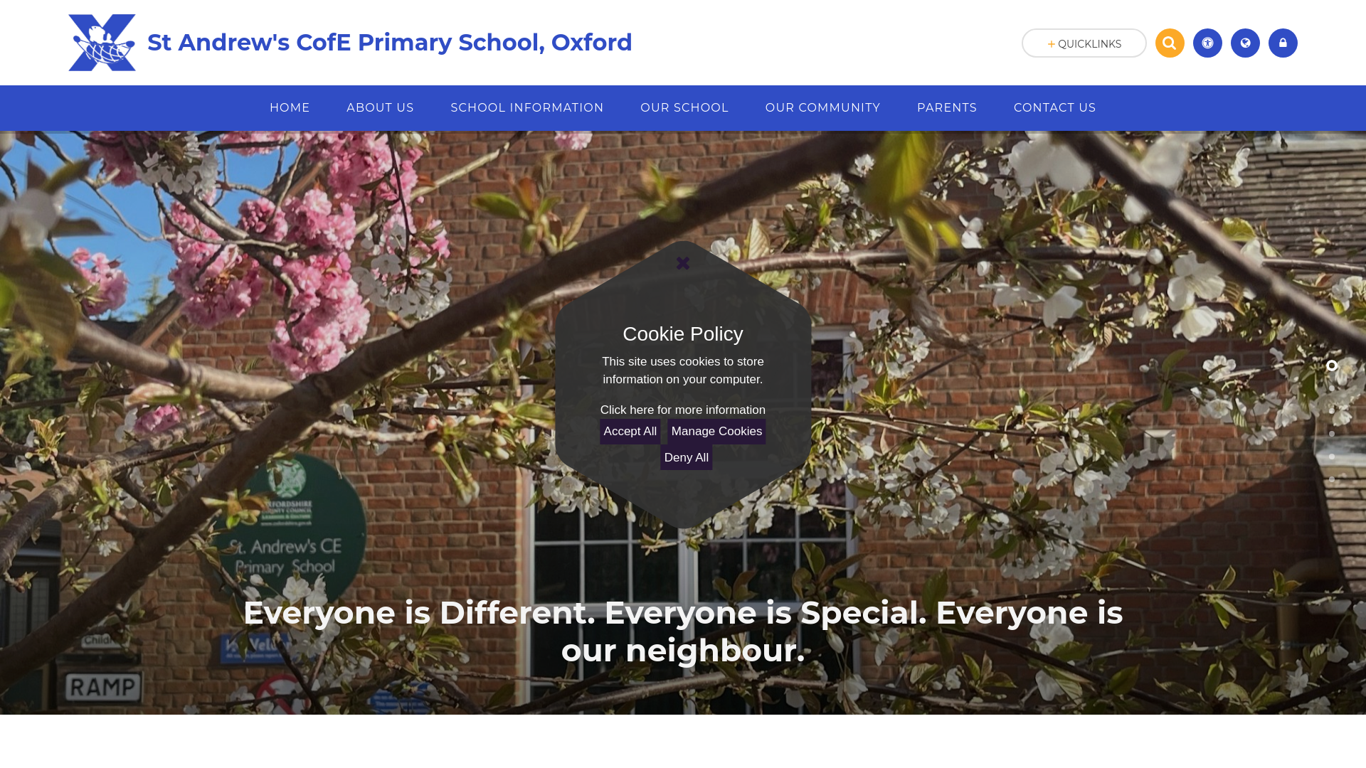 Website screenshot