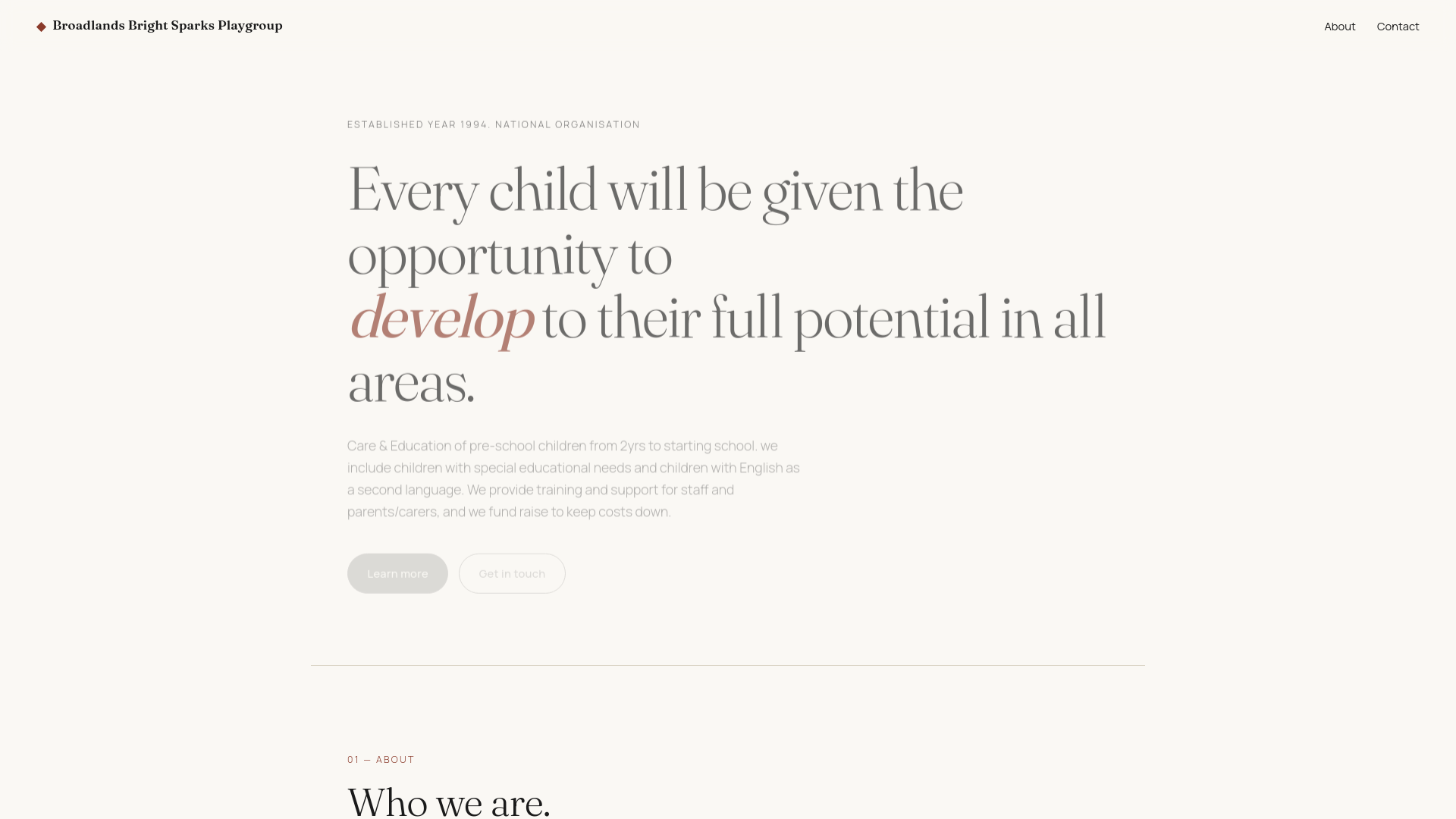 Website screenshot