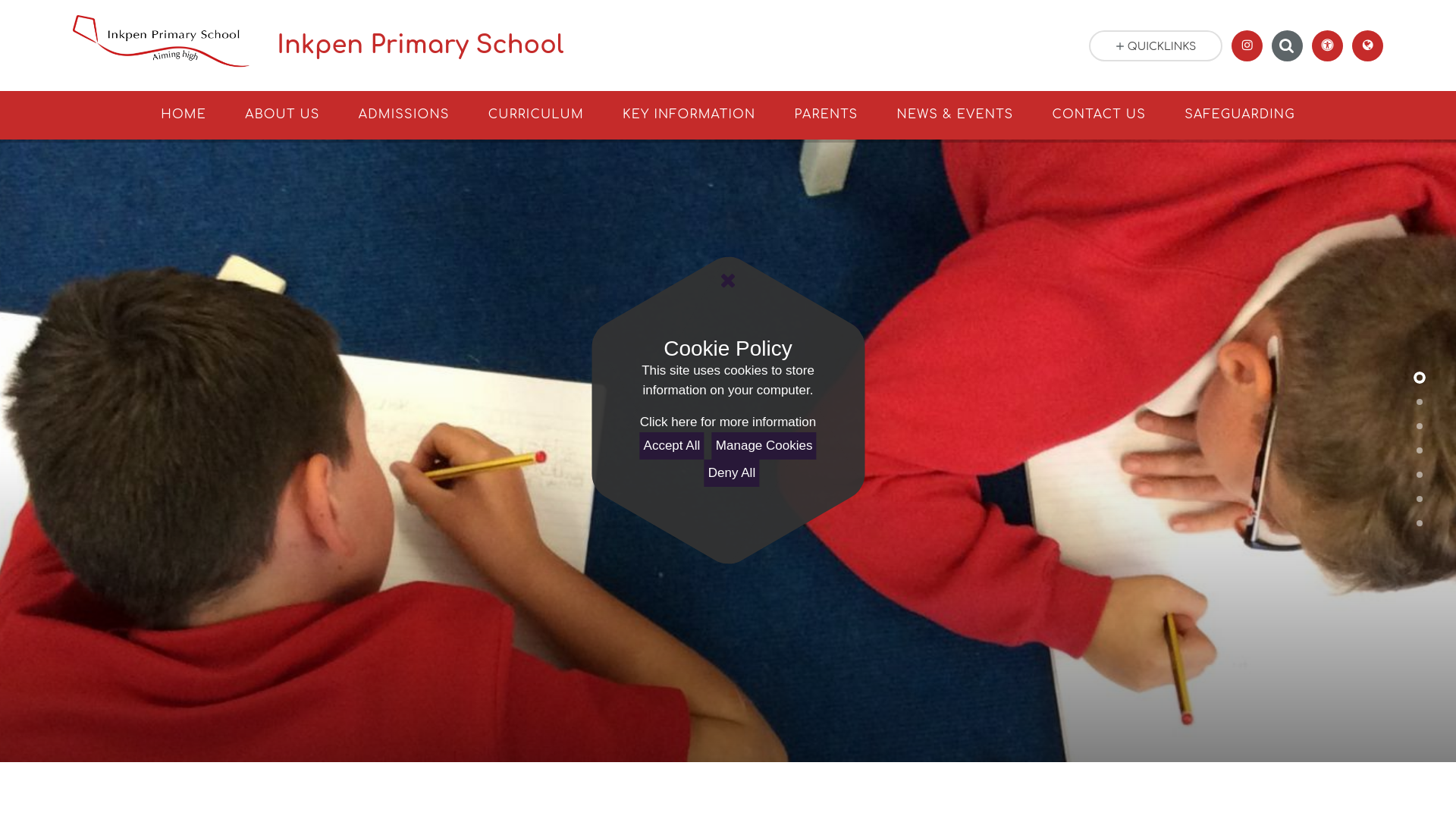 Website screenshot