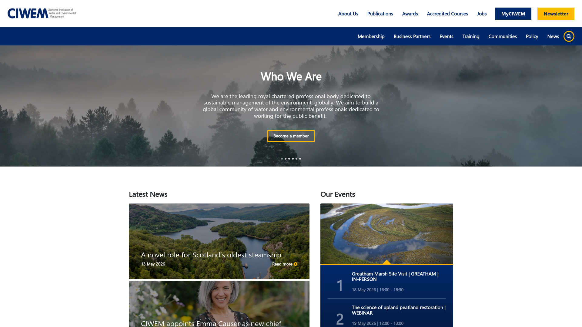 Website screenshot