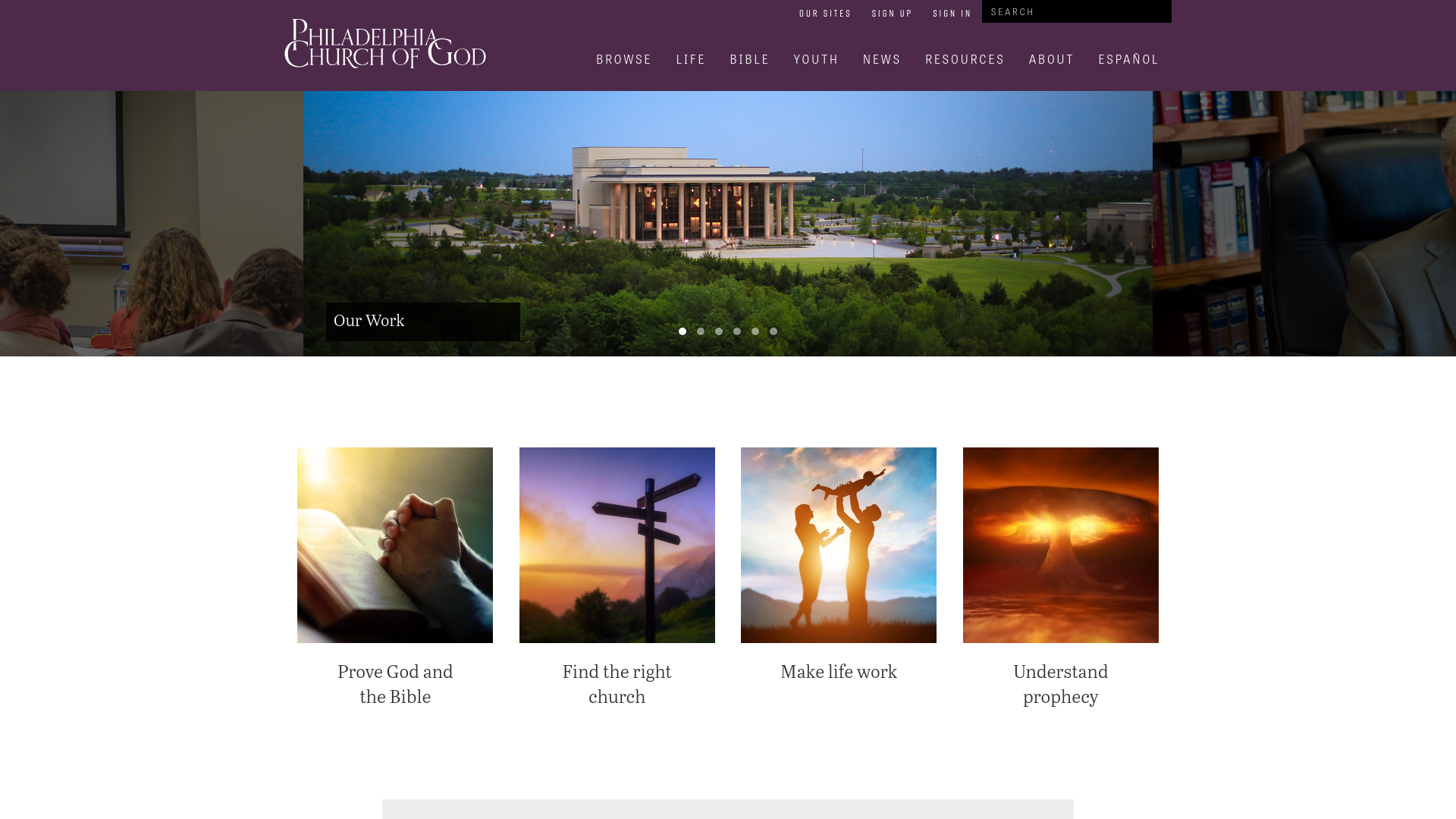 Website screenshot