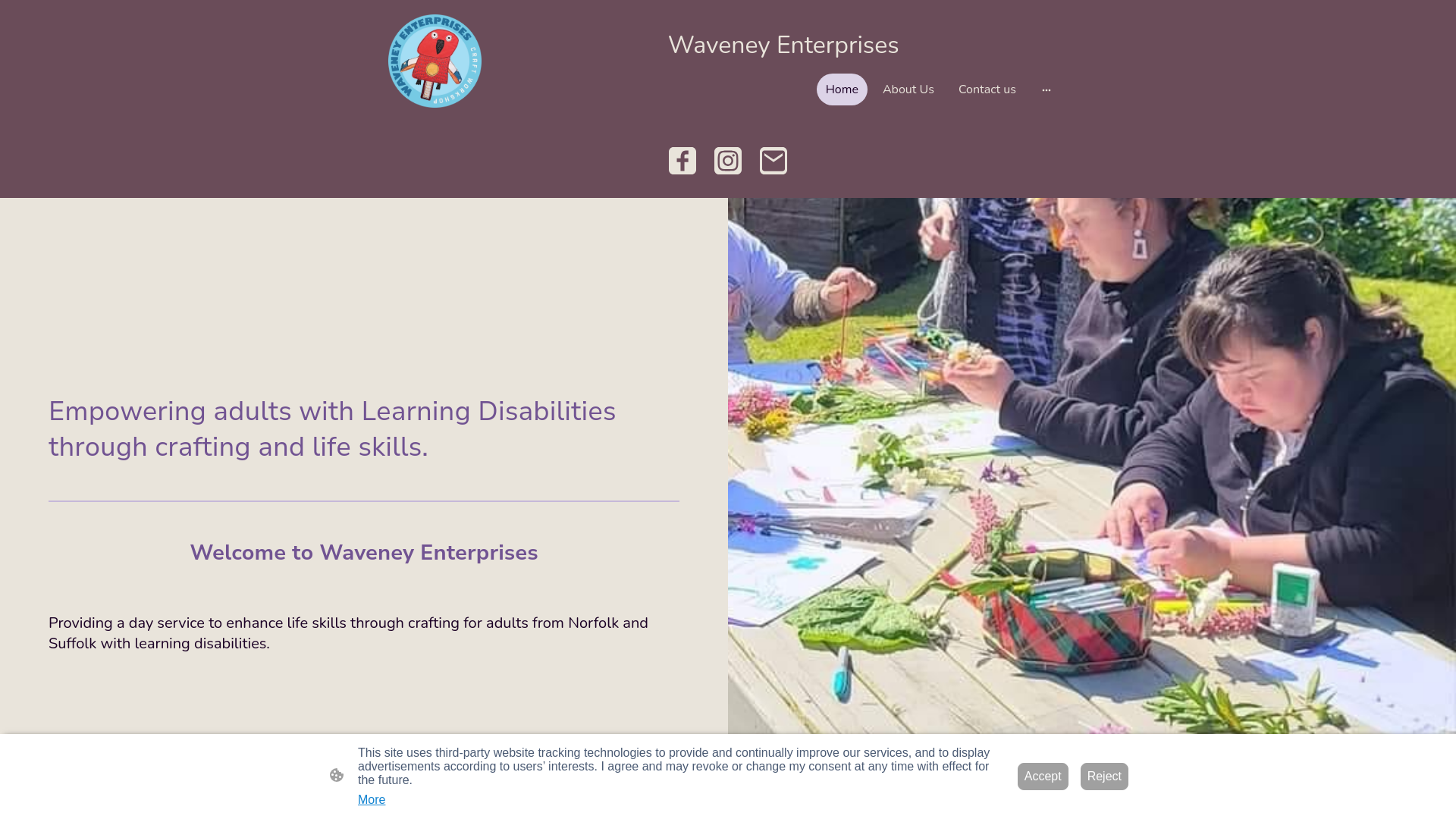 Website screenshot