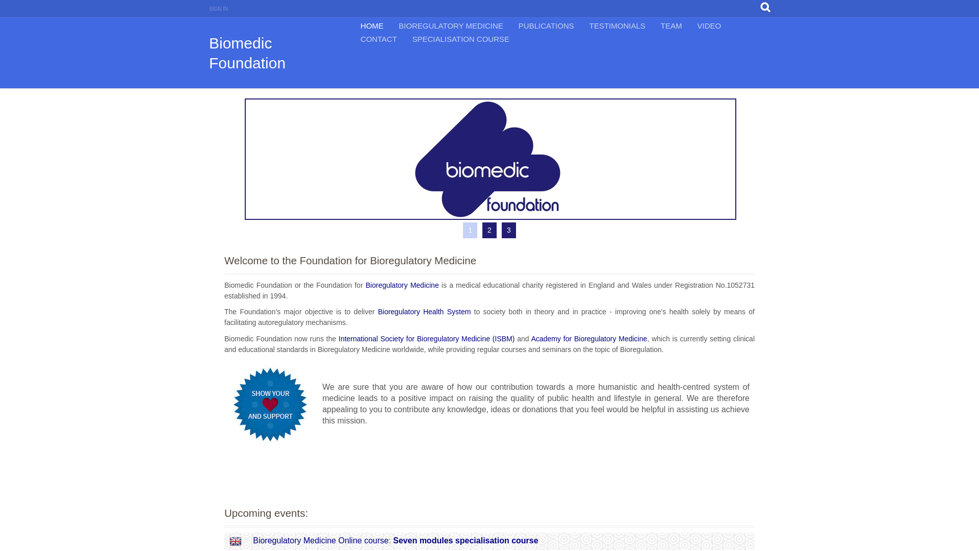 Website screenshot